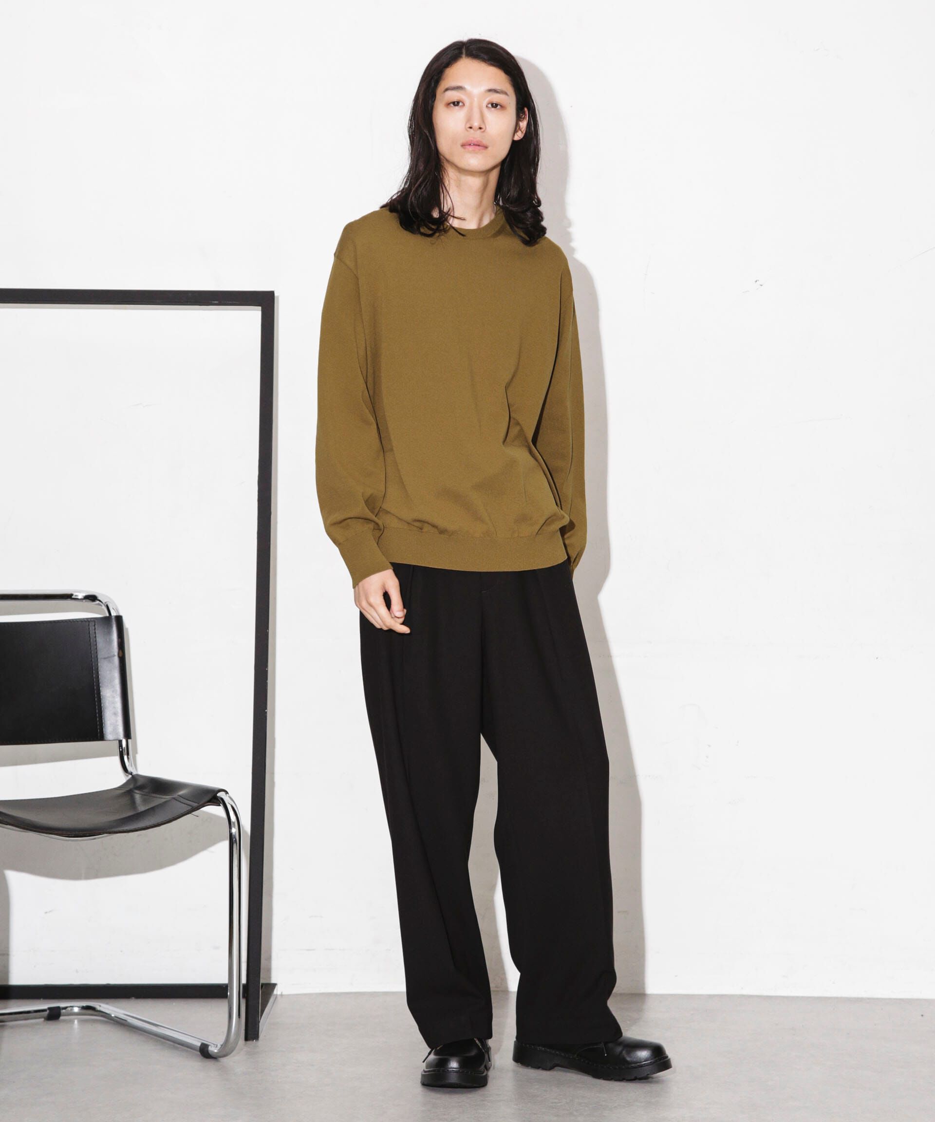 nano･universe「「ESSENTIAL LINE」天竺クループルオーバー」|ニット・セーター|