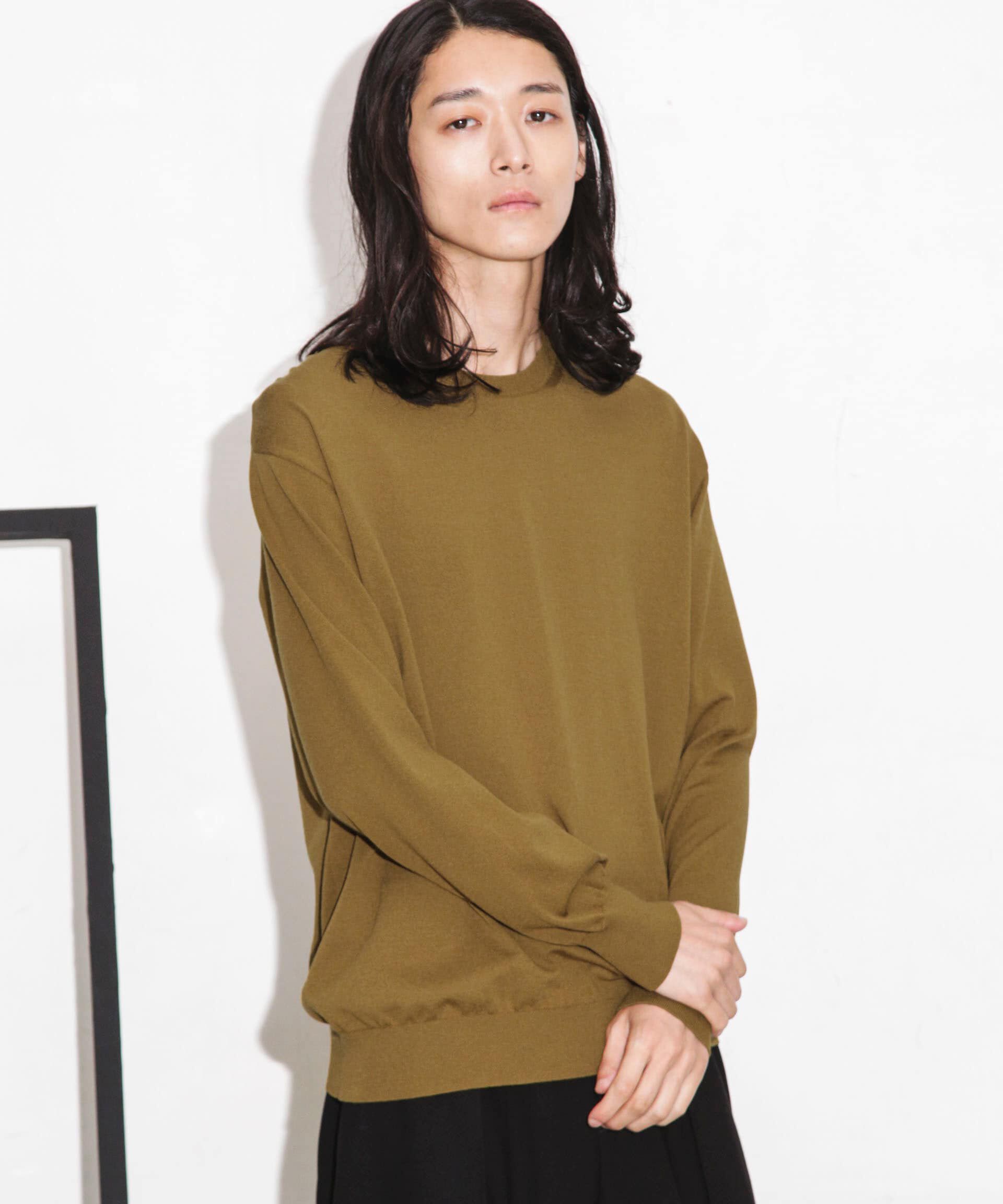 nano･universe「「ESSENTIAL LINE」天竺クループルオーバー」|ニット・セーター|