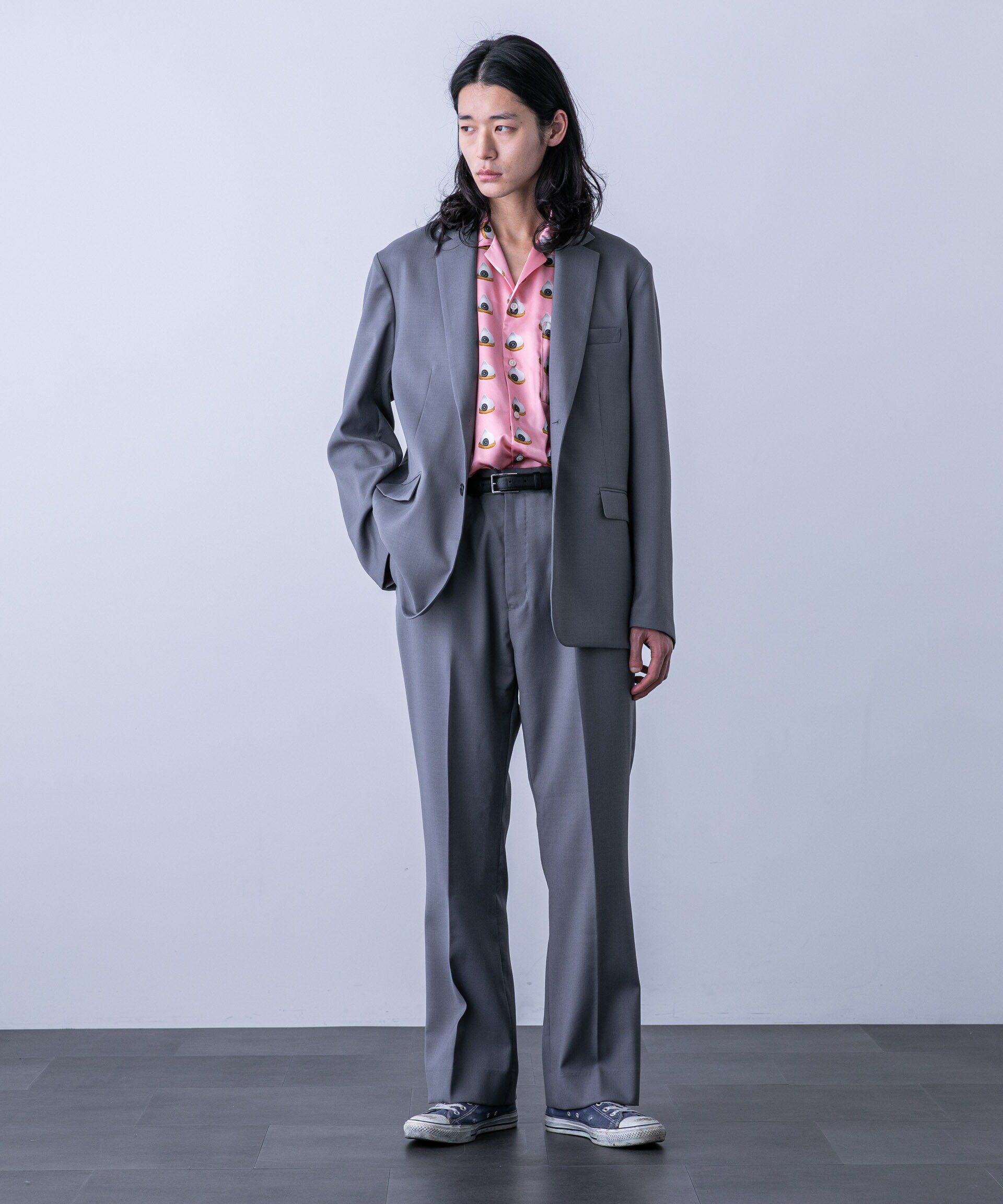 nano･universe「「HOTEL PALACE(オテルパラス)」スイーツプリントオープンカラーシャツ」|シャツ・ブラウス|