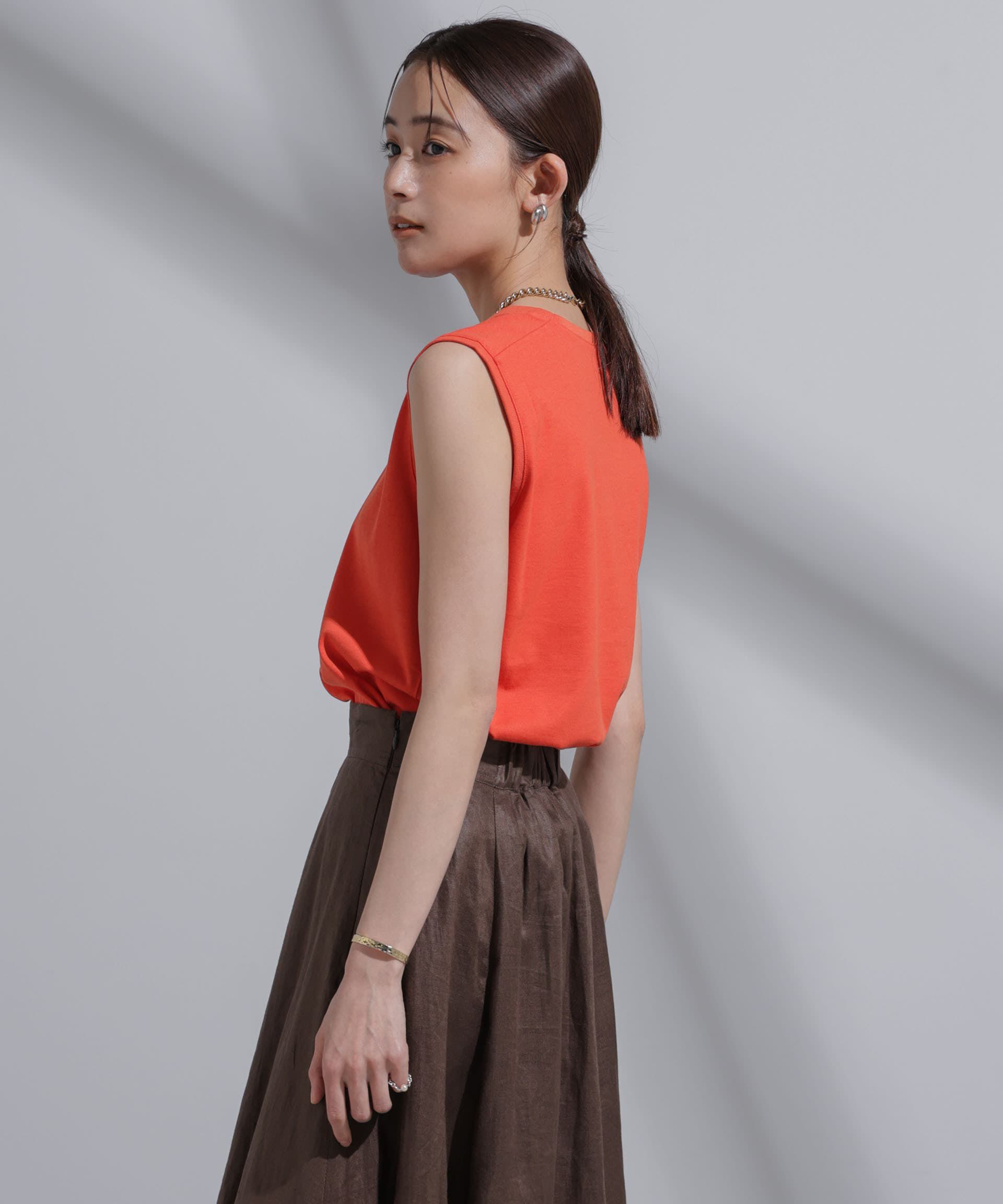 nano･universe「Anti Soaked(R)  汗染み防止 カラフルノースリTシャツ」|Tシャツ・カットソー|