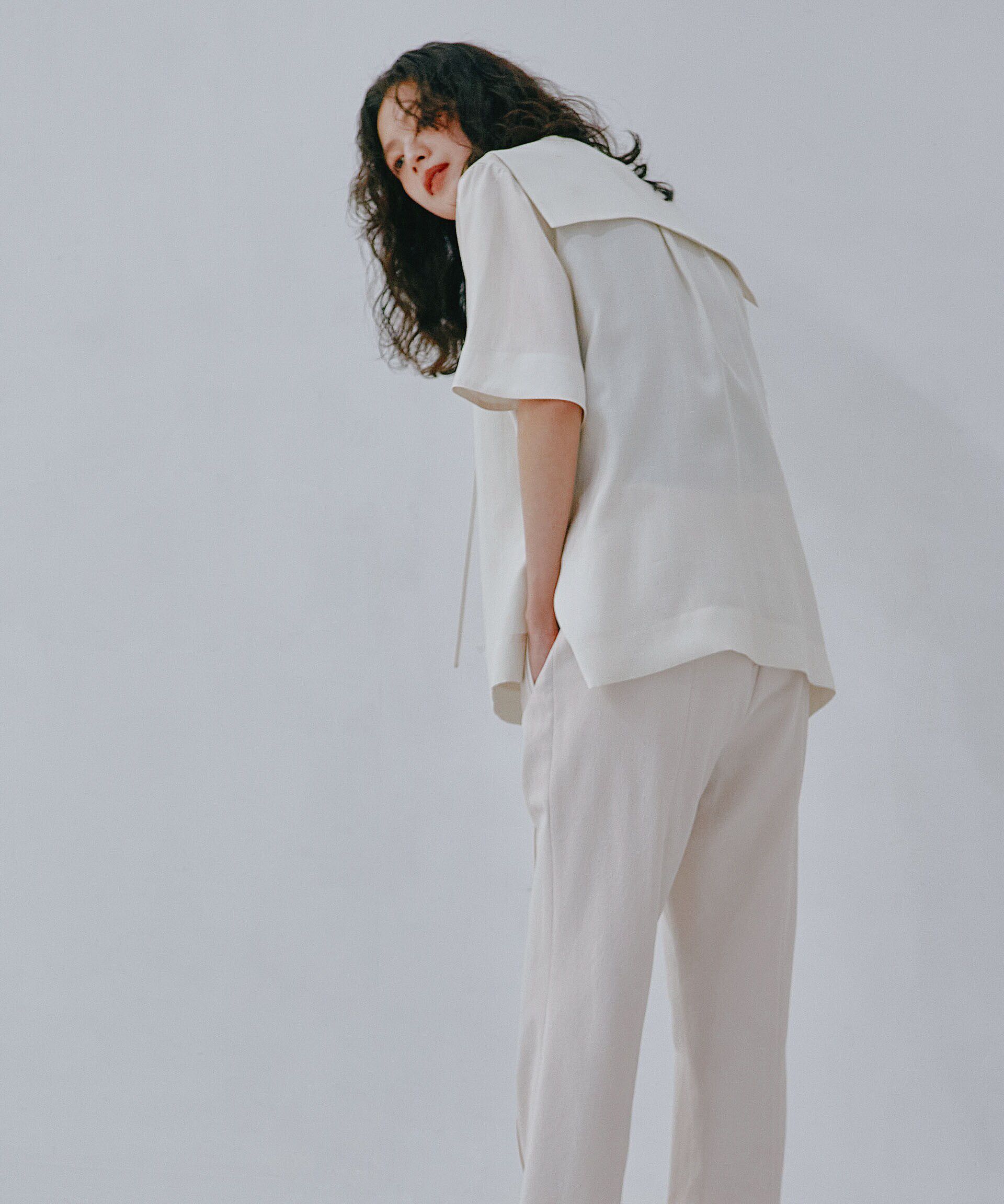 nano･universe「セーラーカラーブラウス」|シャツ・ブラウス|