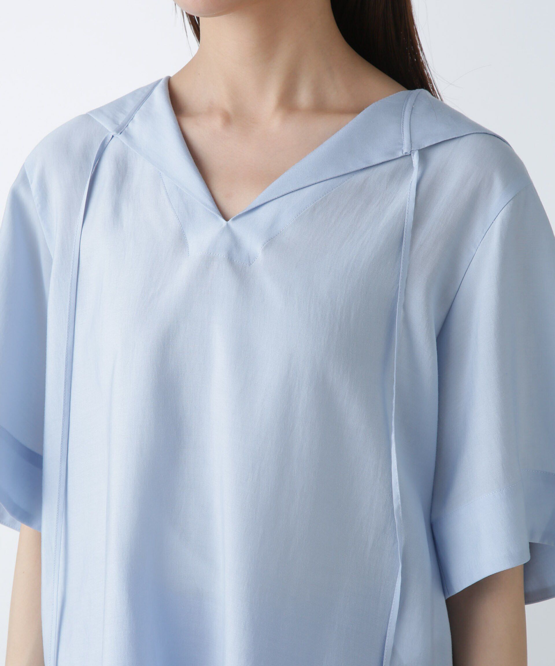 nano･universe「セーラーカラーブラウス」|シャツ・ブラウス|