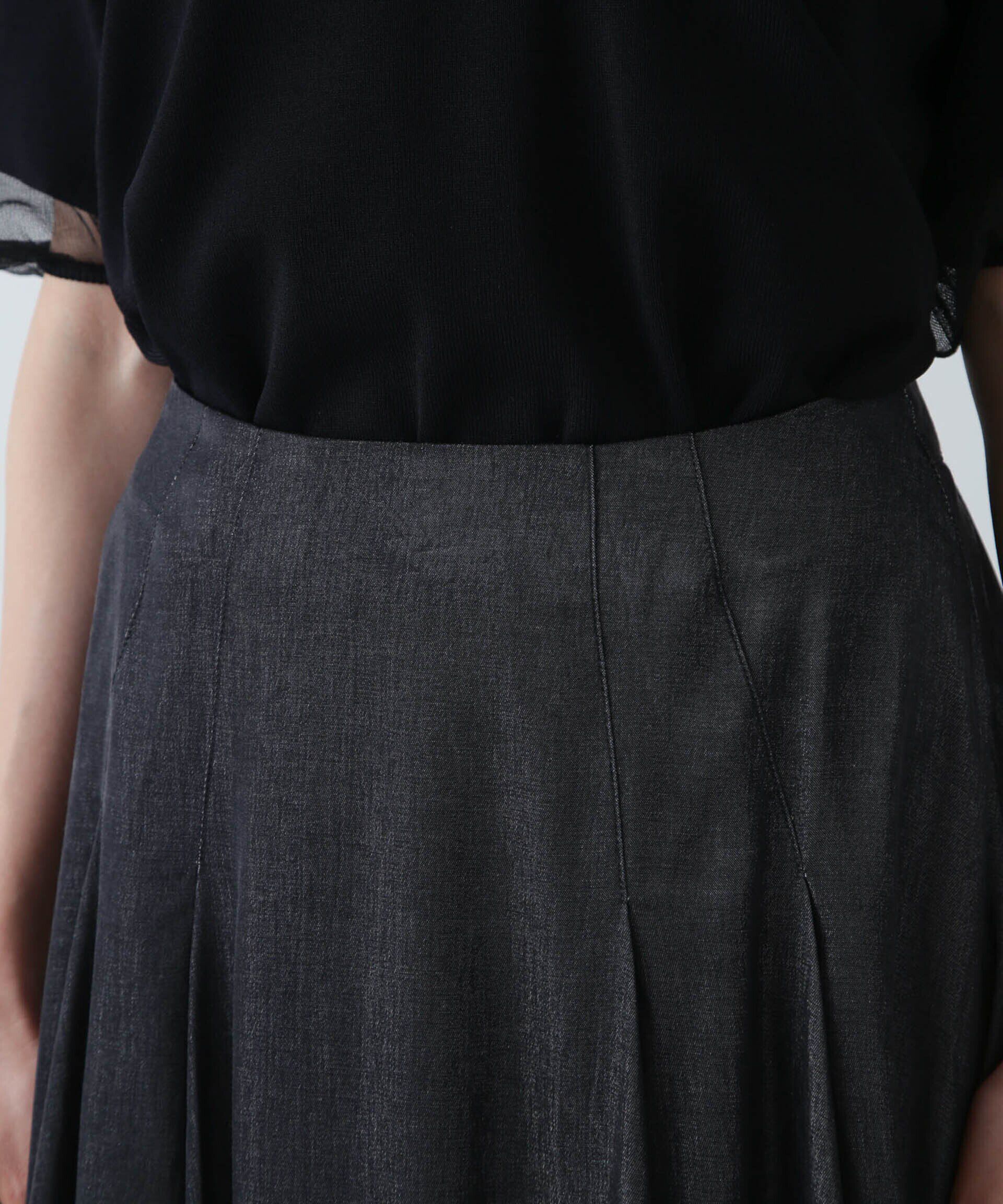 nano･universe「フレアマキシスカート(セットアップ可)」|スカート|