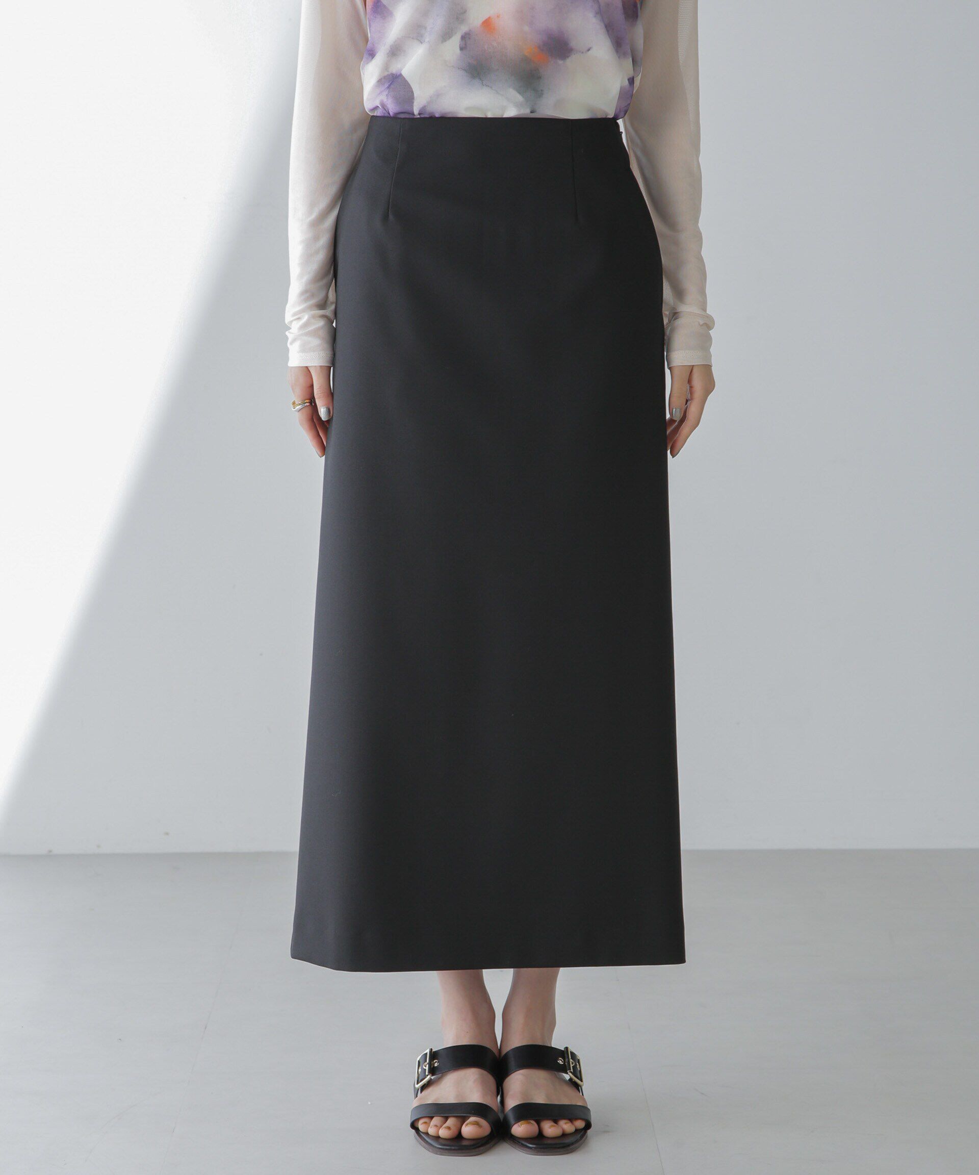 nano･universe「サスペンダースカート」|スカート|