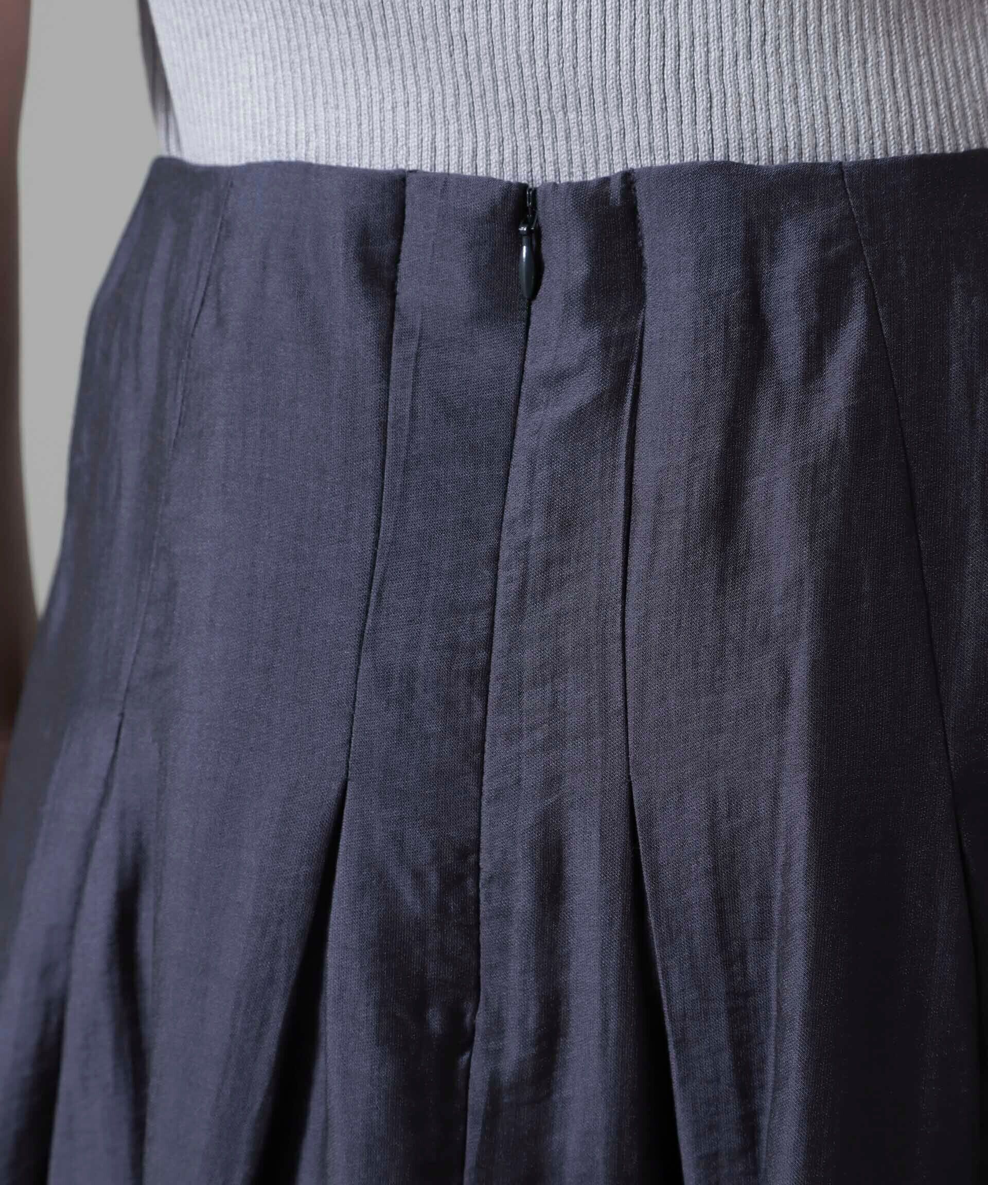 nano･universe「オーガンジータックスカート(セットアップ可)」|スカート|