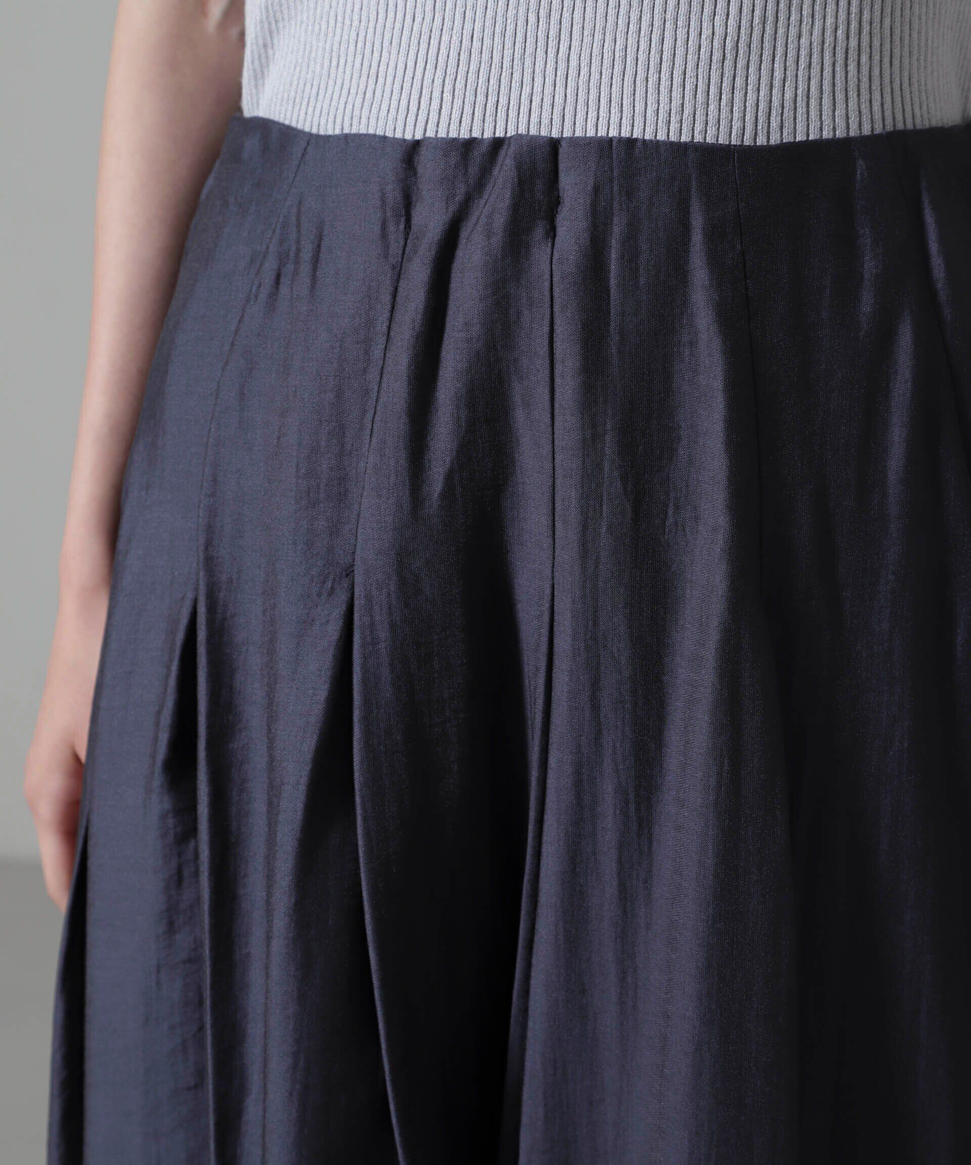 nano･universe「オーガンジータックスカート(セットアップ可)」|スカート|