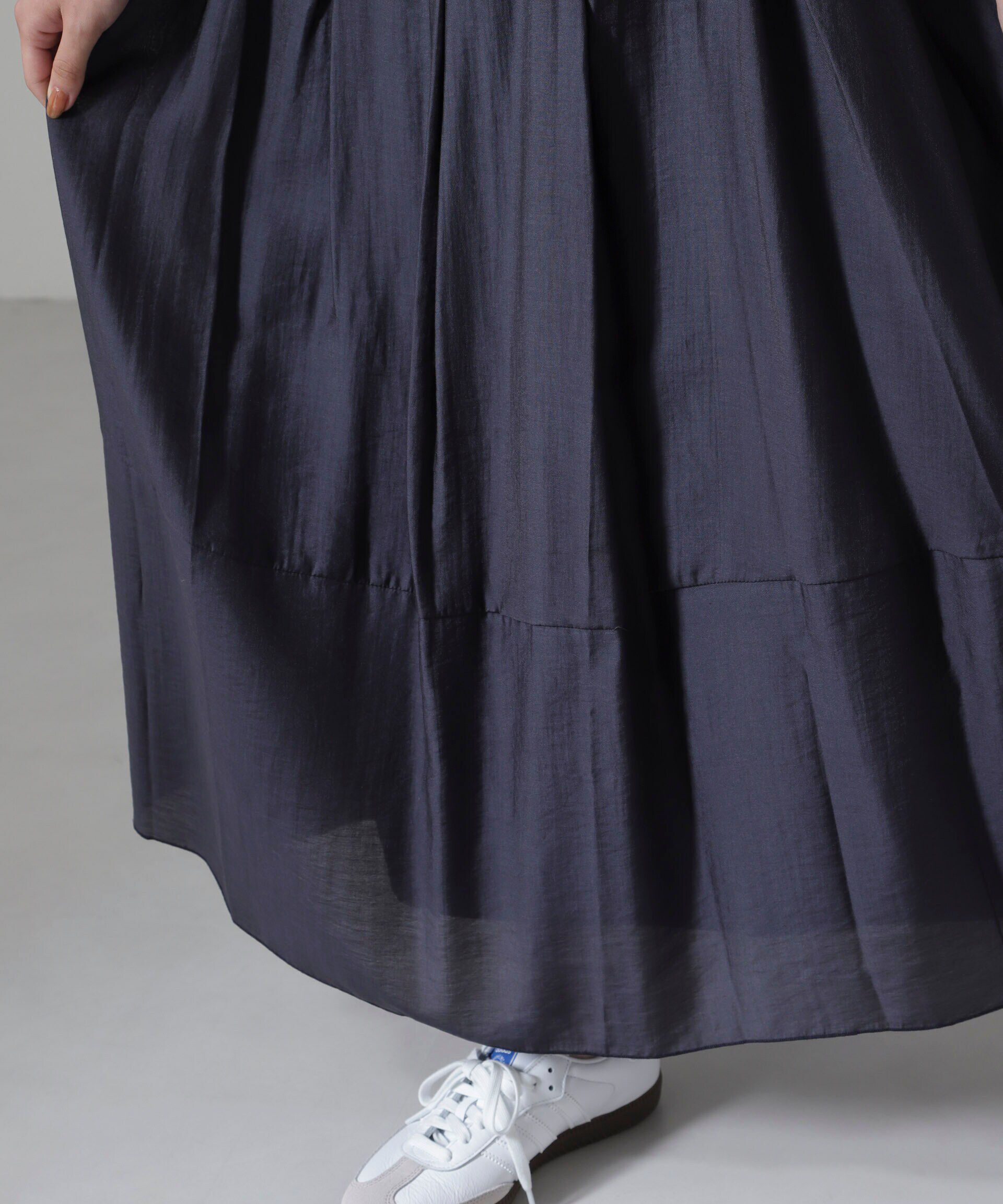 nano･universe「オーガンジータックスカート(セットアップ可)」|スカート|