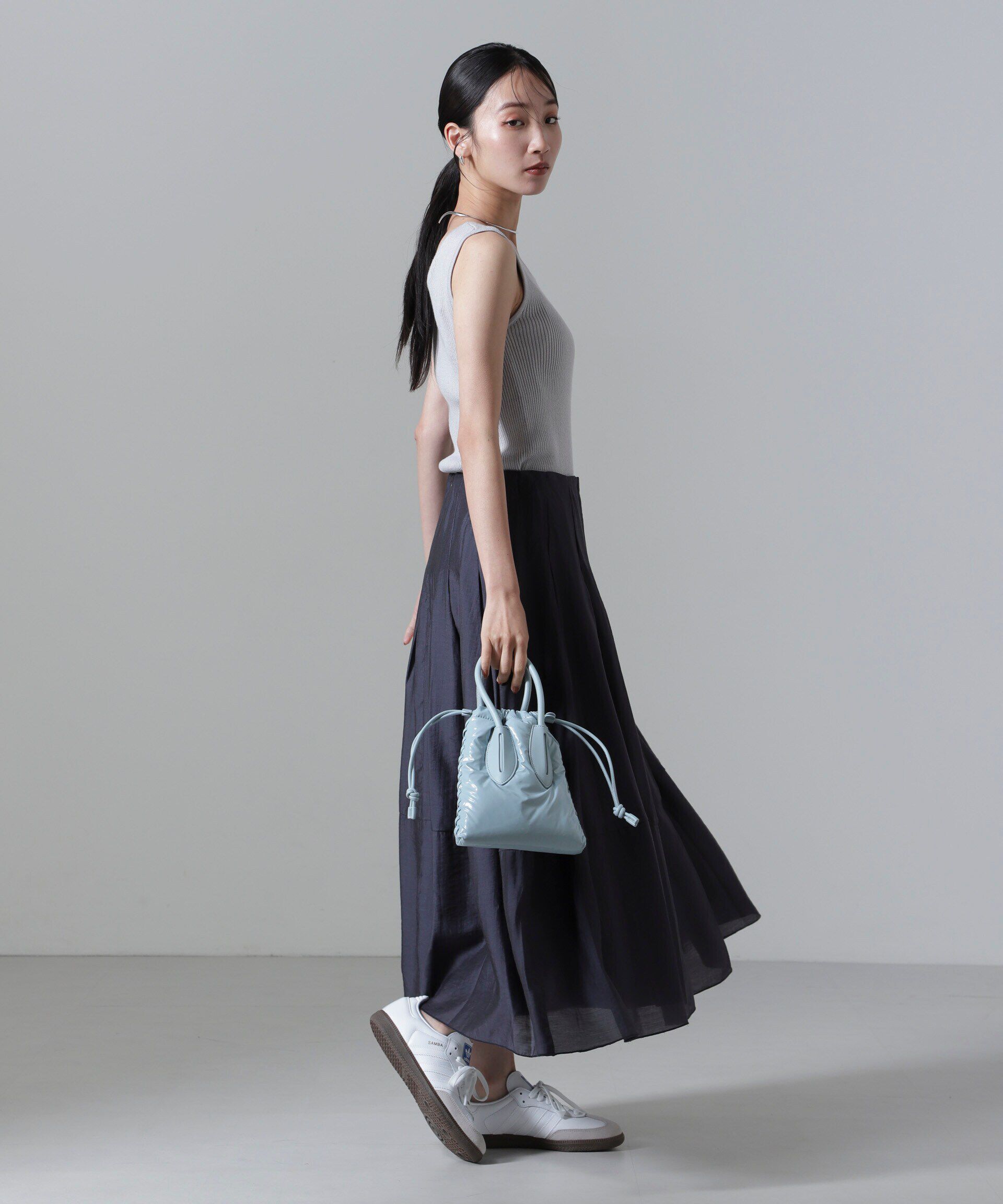 nano･universe「オーガンジータックスカート(セットアップ可)」|スカート|