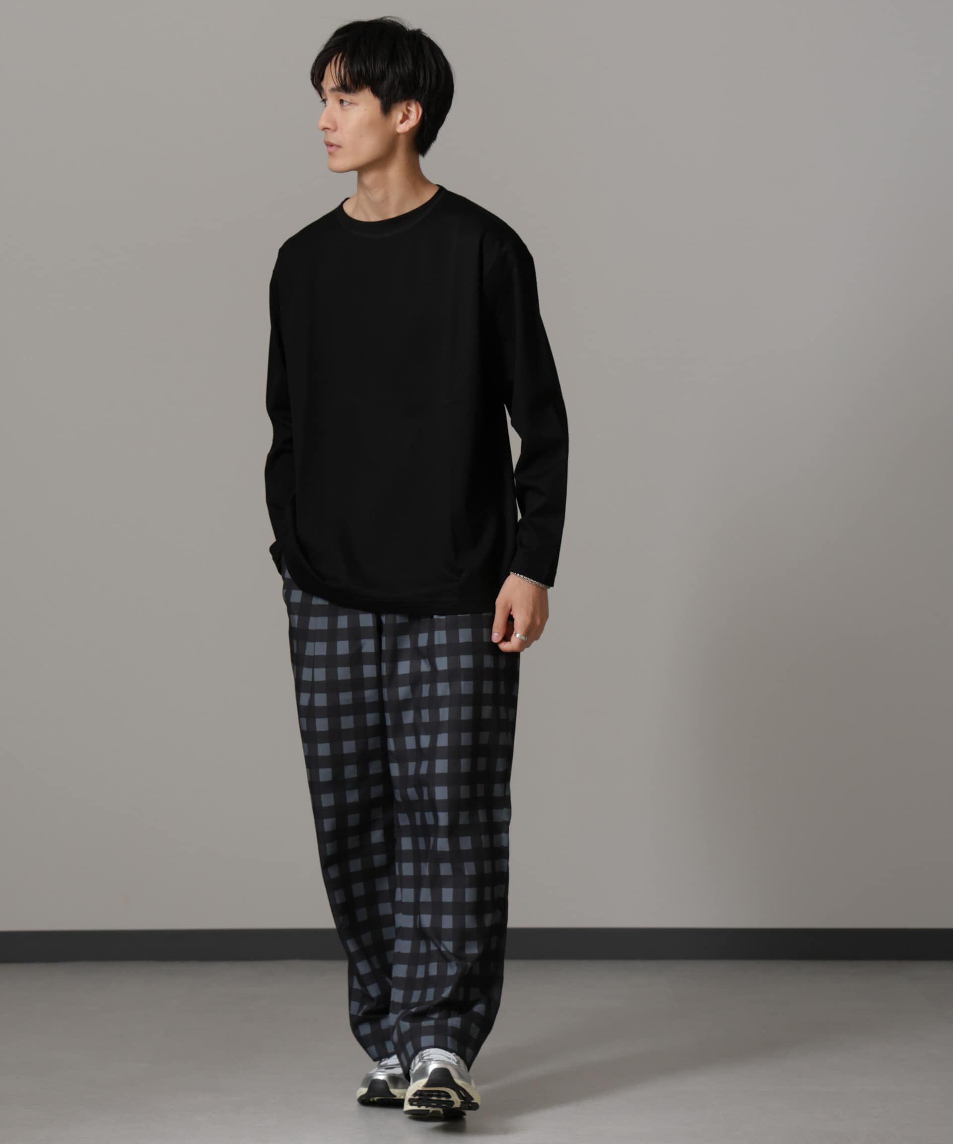 nano･universe「オリジナルパターンイージーパンツ」|チノ|