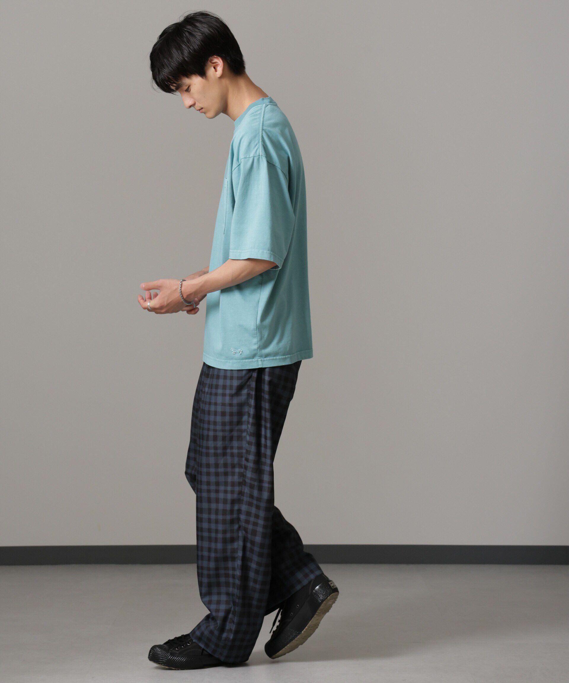 nano･universe「オリジナルパターンイージーパンツ」|チノ|