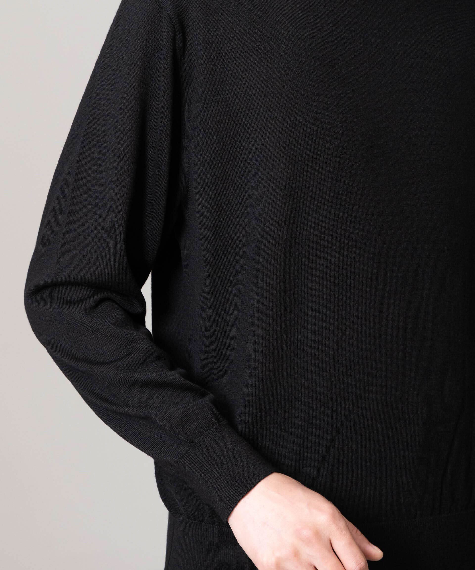 nano･universe「「毛玉レスニット」 ファインゲージモックネック」|ニット・セーター|