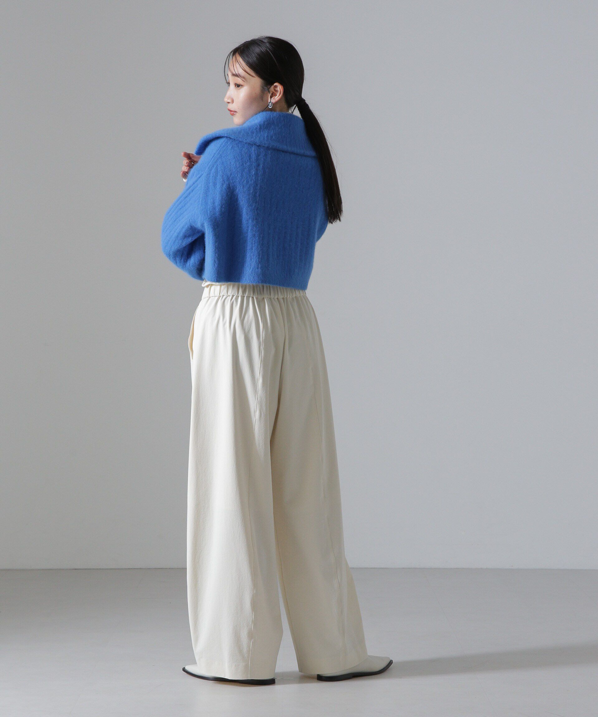 nano･universe「フォックスカシミヤショートジップカーディガン」|ニット・セーター|