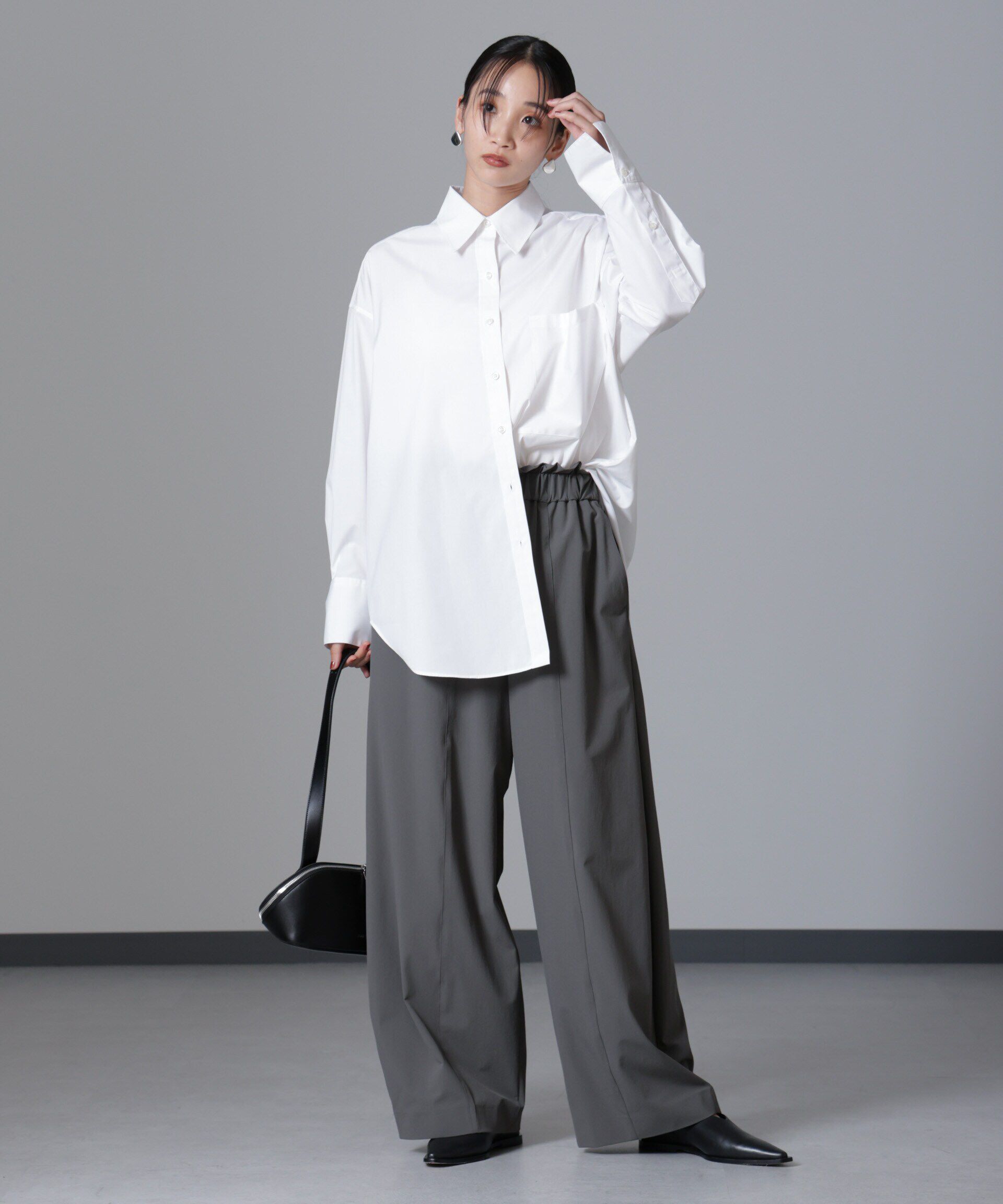 nano･universe「バッククロスオーバーシャツ」|シャツ・ブラウス|