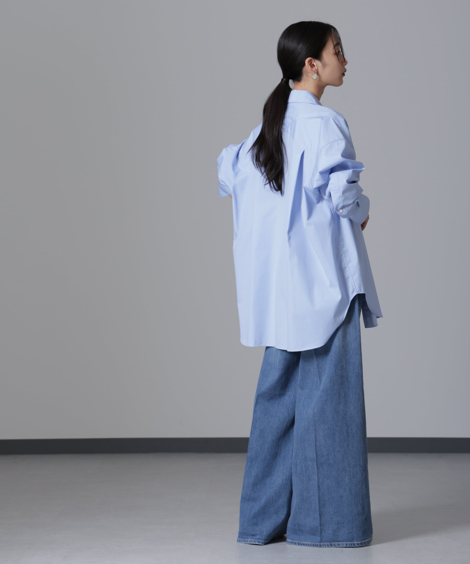 nano･universe「バッククロスオーバーシャツ」|シャツ・ブラウス|