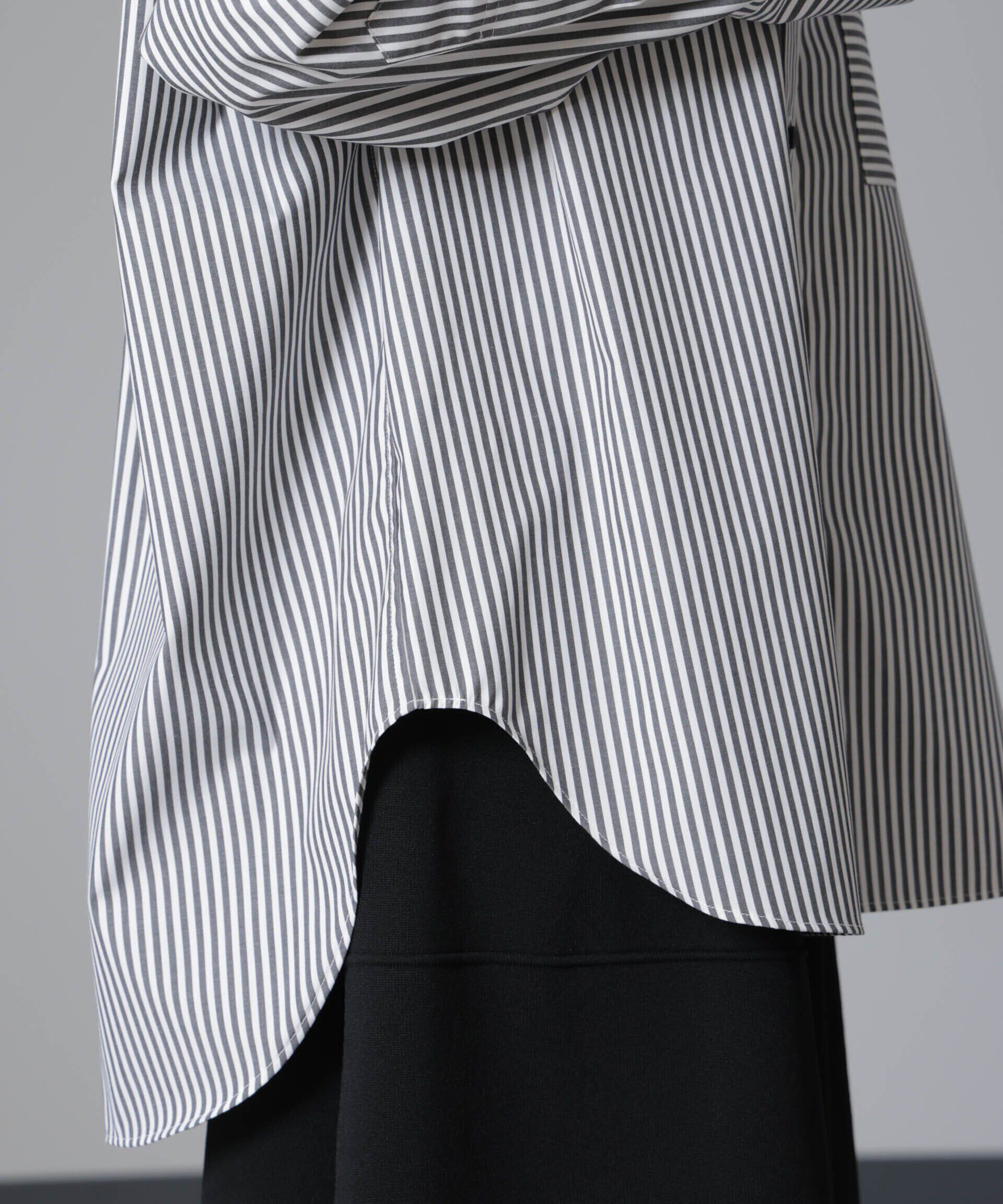 nano･universe「バッククロスオーバーシャツ」|シャツ・ブラウス|