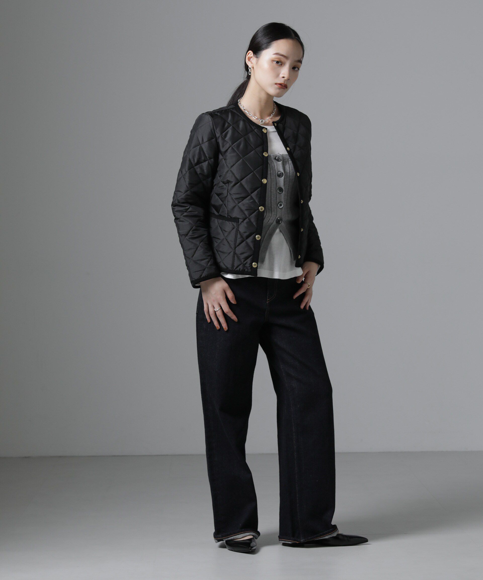 nano･universe「TRADITIONAL WEATHERWEAR/ARKLEY」|ブルゾン・スタジャン|