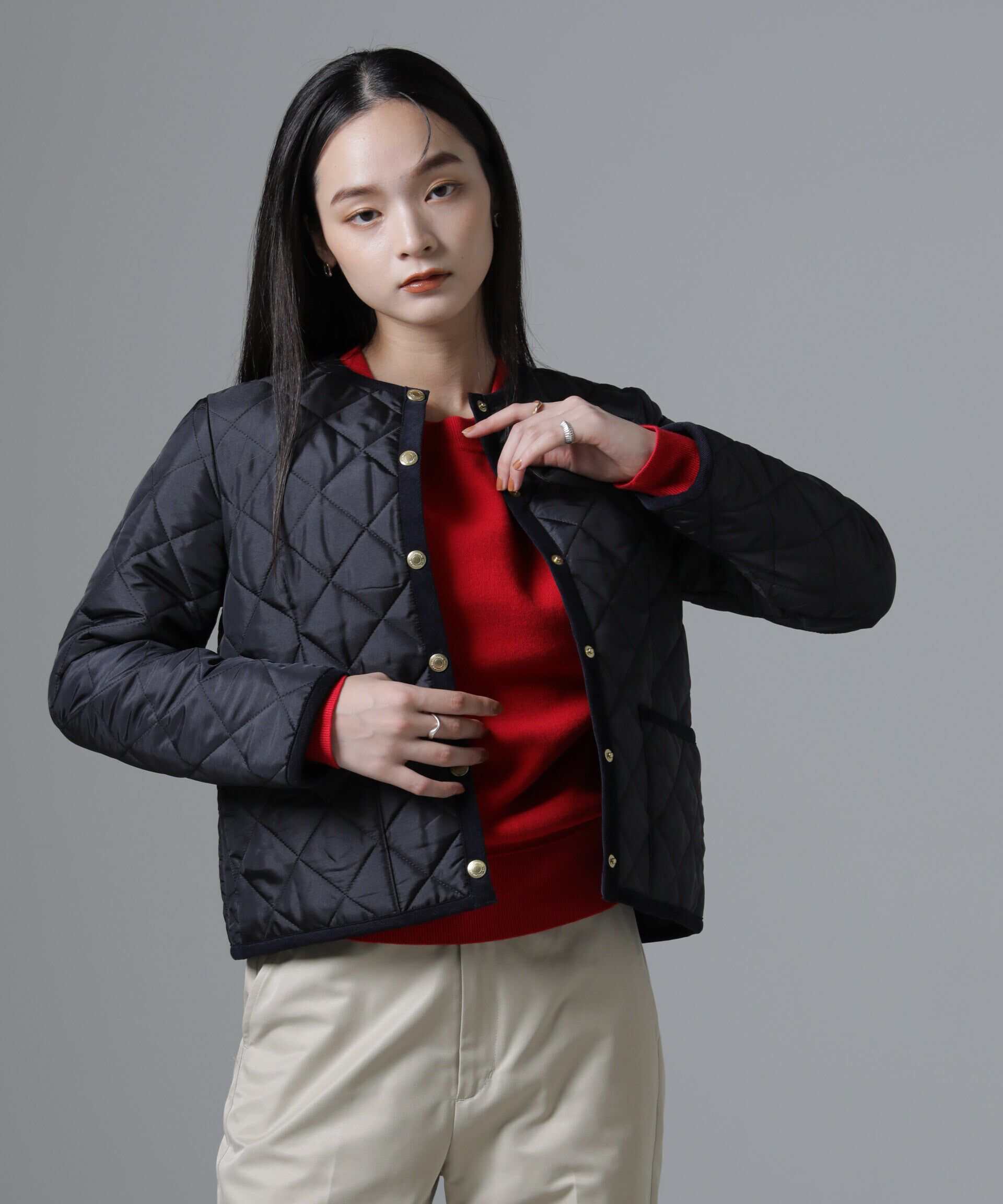 nano･universe「TRADITIONAL WEATHERWEAR/ARKLEY」|ブルゾン・スタジャン|