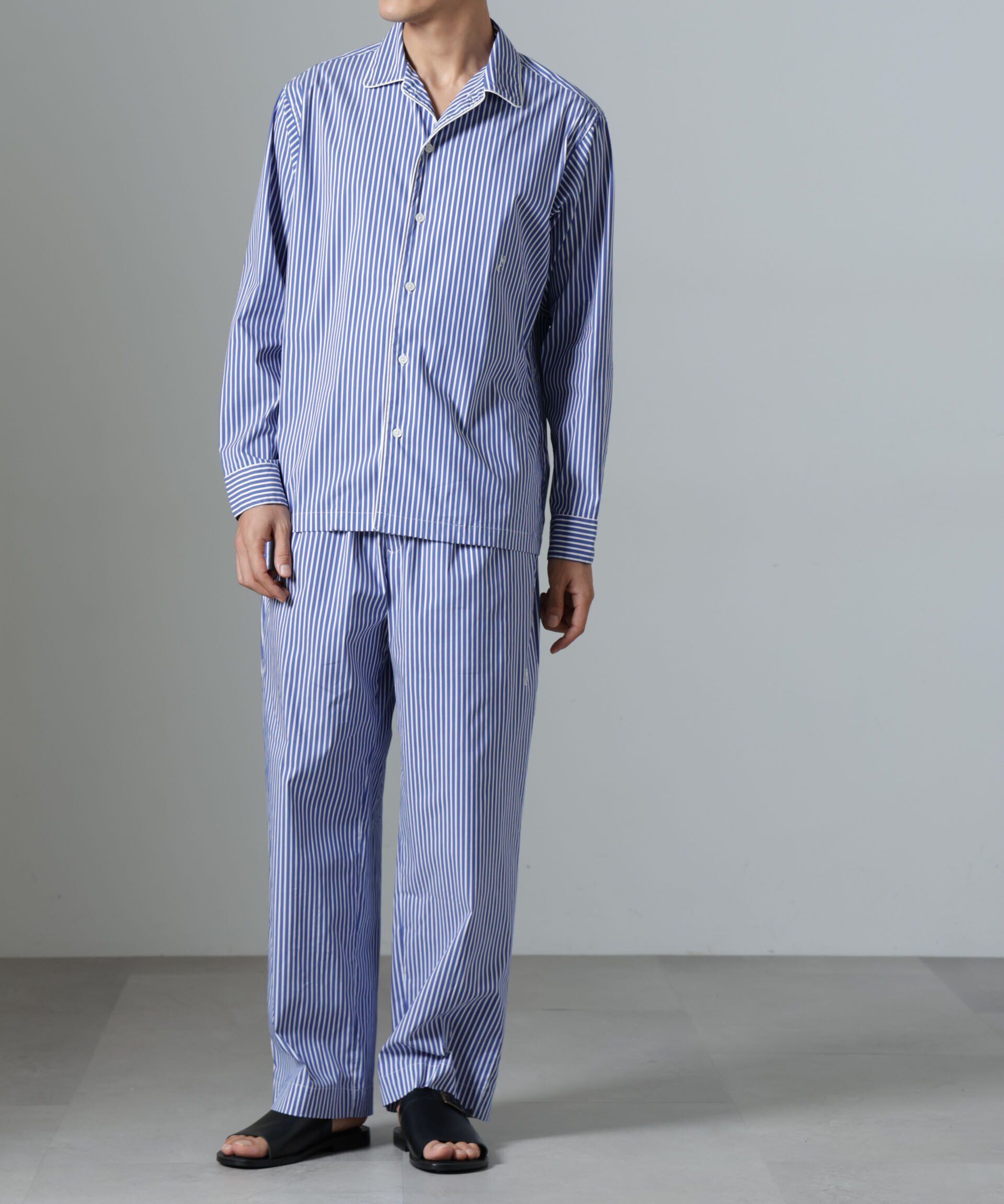 nano･universe「｢NJ/CLUB｣HOMESTOCK ストライプパンツ」|チノ|