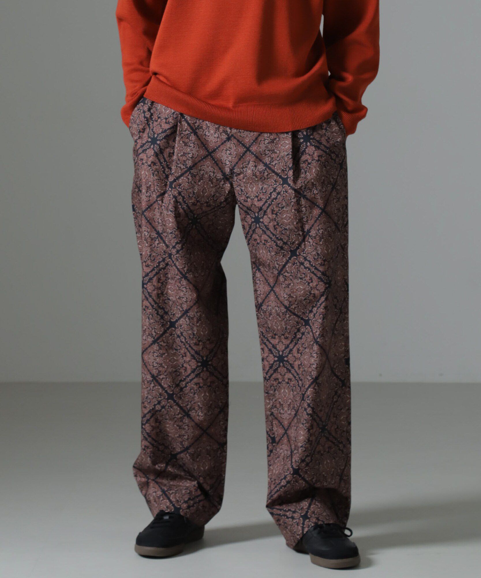 nano･universe「オリジナルパターンイージーパンツ」|チノ|