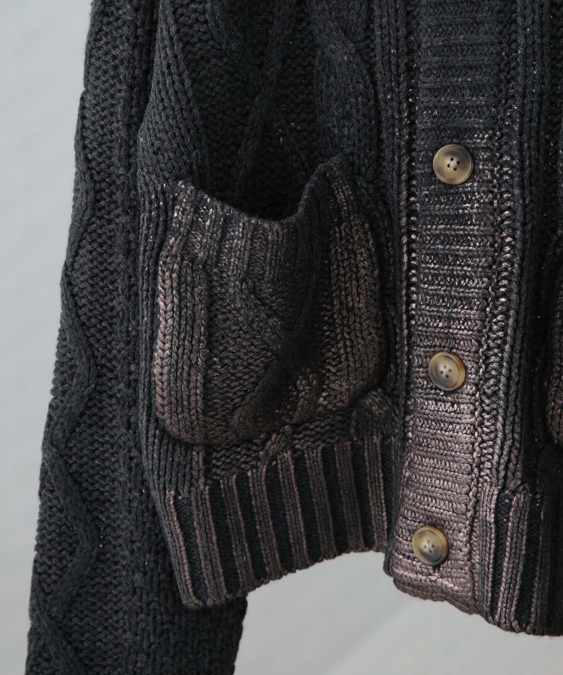 nano･universe「LOGAN/Foil カーディガン」|ニット・セーター|