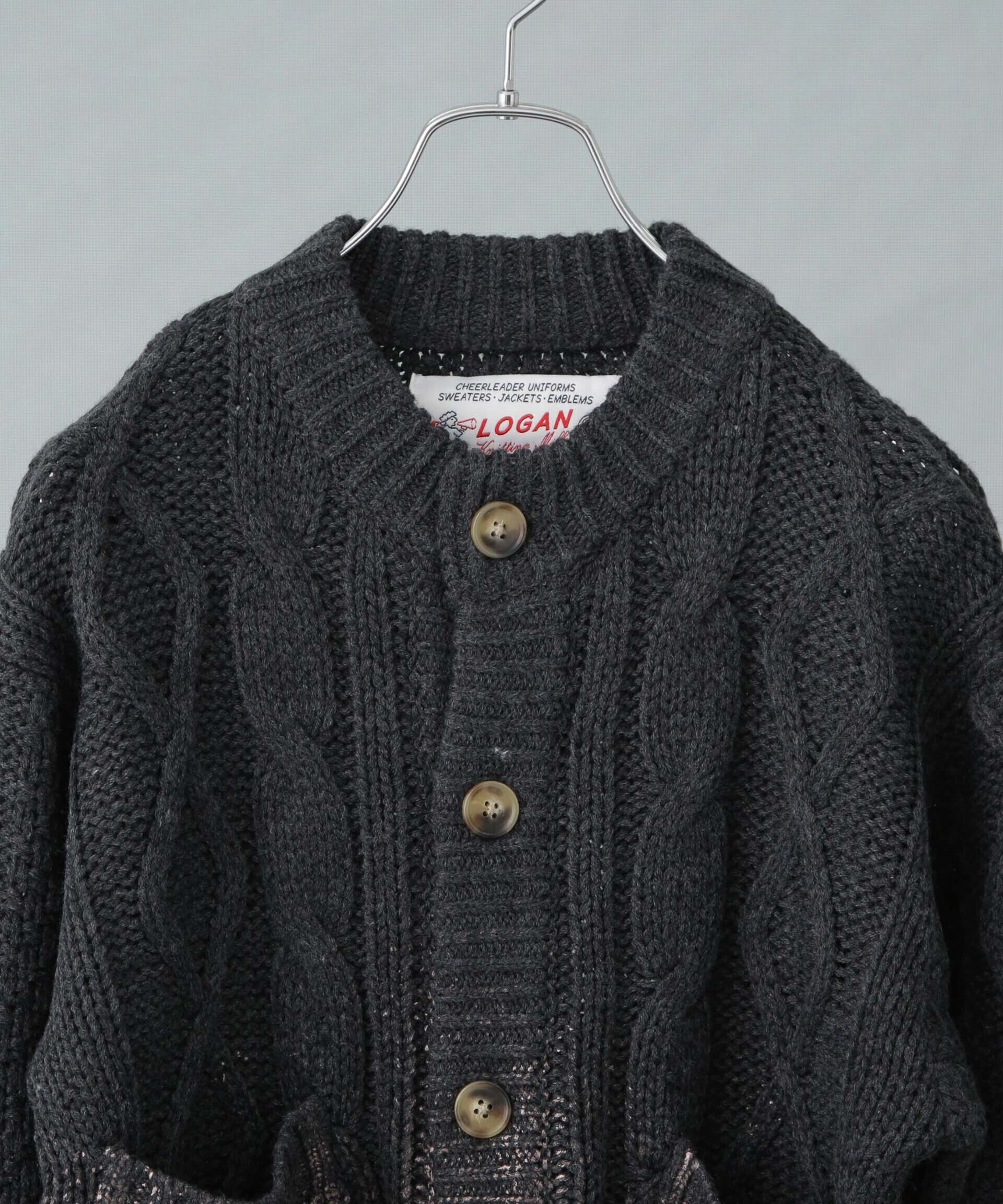 nano･universe「LOGAN/Foil カーディガン」|ニット・セーター|