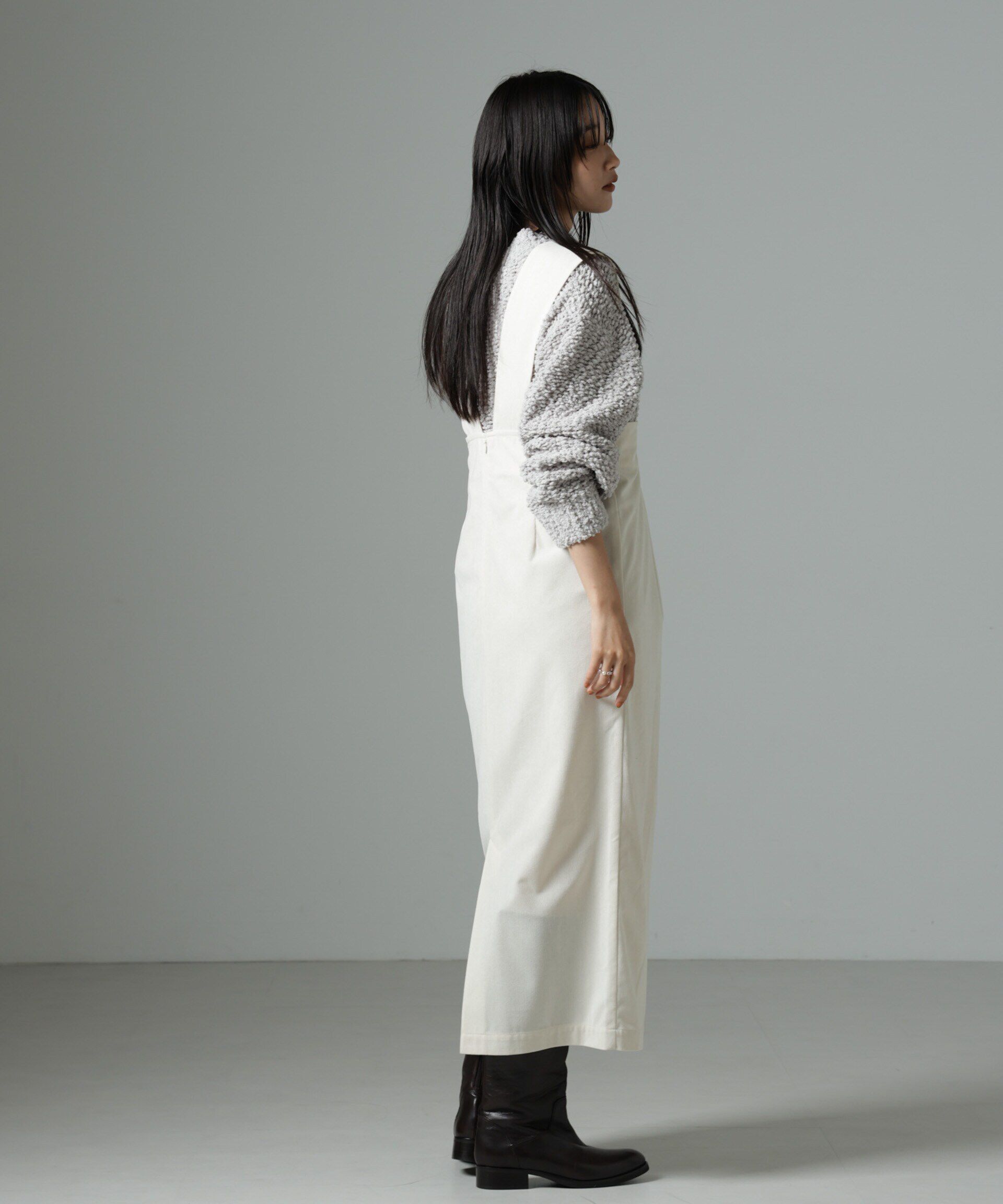 nano･universe「スラブテープボトルネックニット」|ニット・セーター|