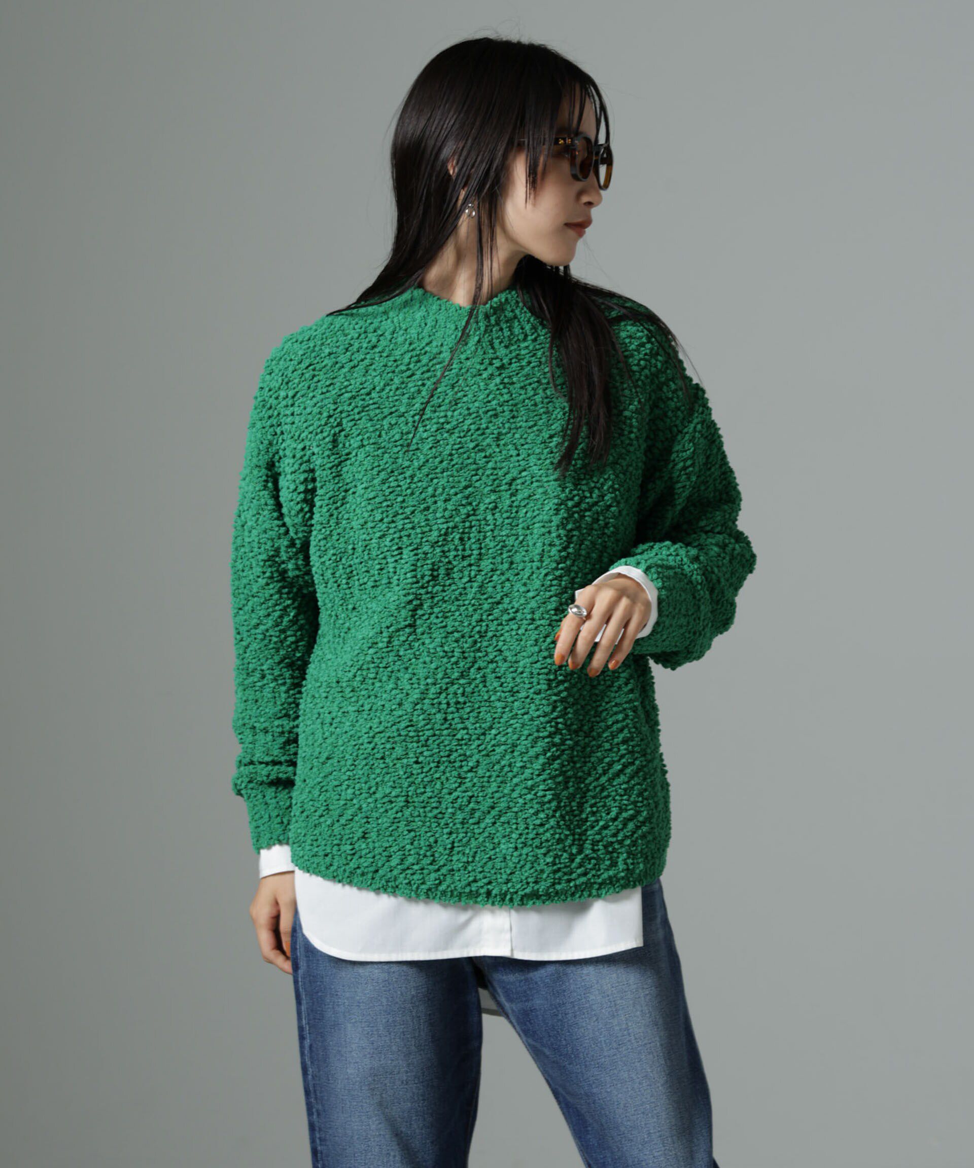 nano･universe「スラブテープボトルネックニット」|ニット・セーター|