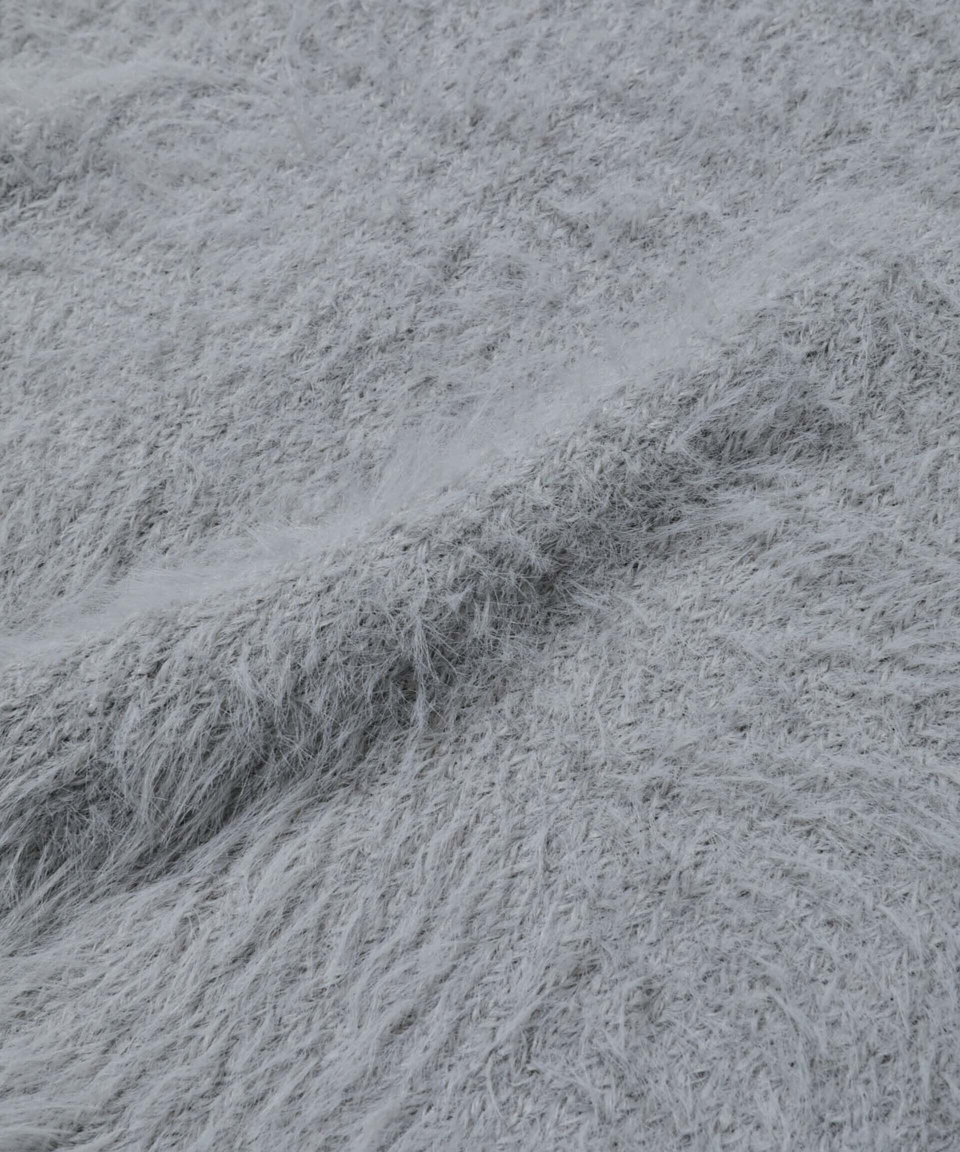 nano･universe「衿付きヘアリーニットプルオーバー」|ニット・セーター|