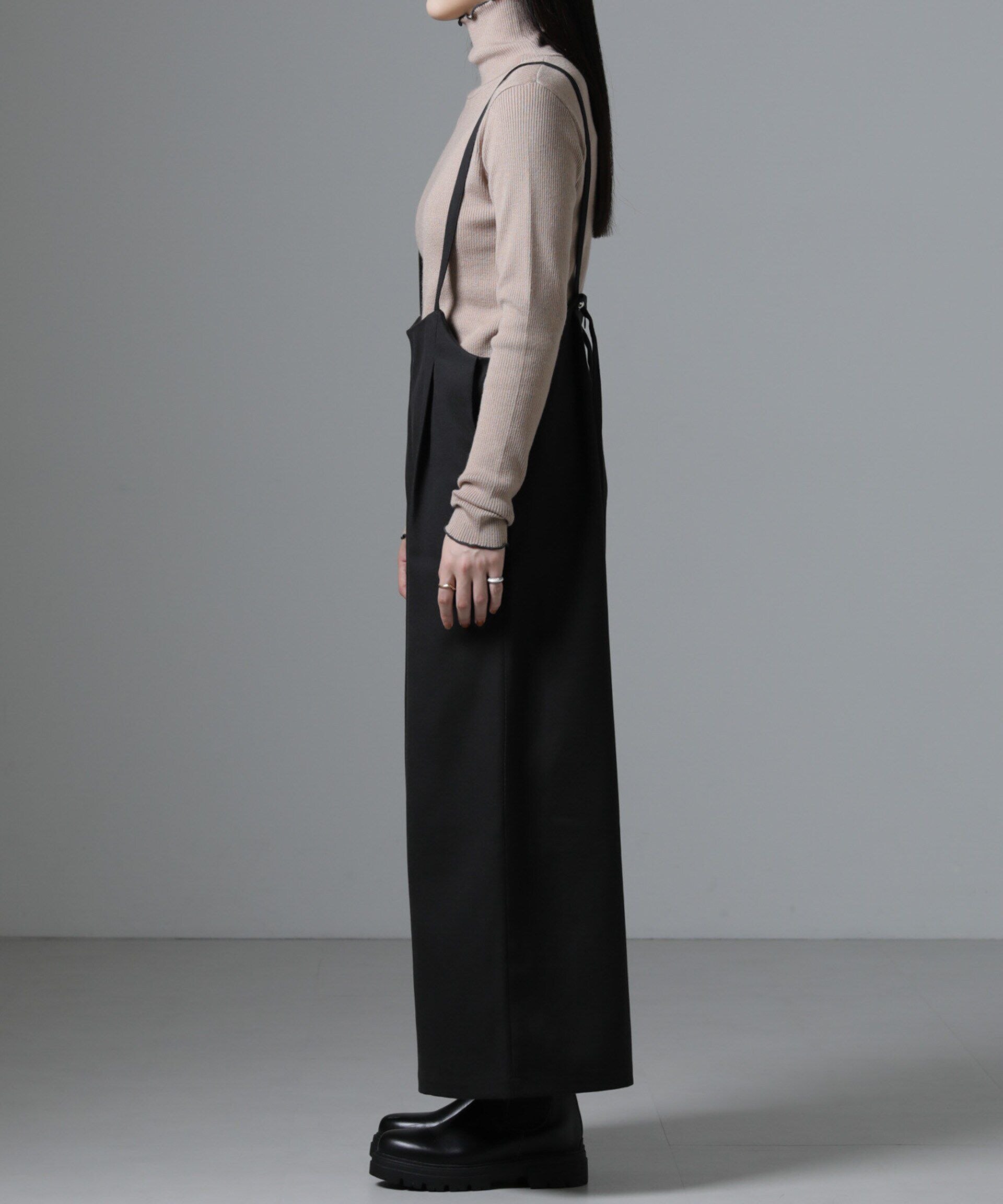 nano･universe「サロペットワイドパンツ（セットアップ可）」|ワンピース|