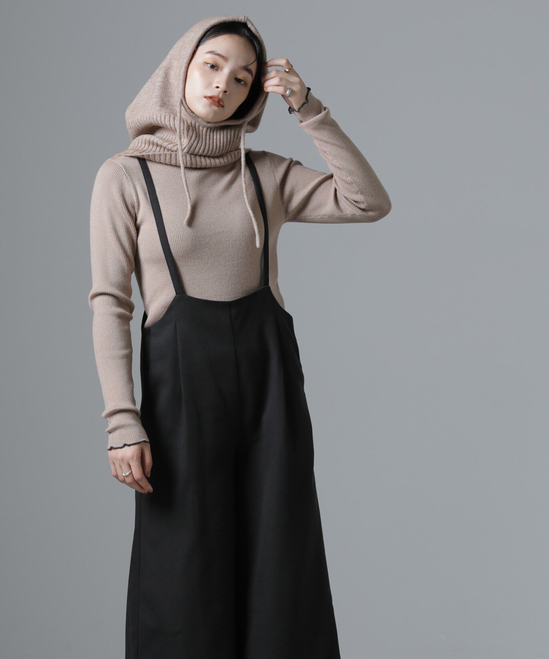 nano･universe「サロペットワイドパンツ（セットアップ可）」|ワンピース|