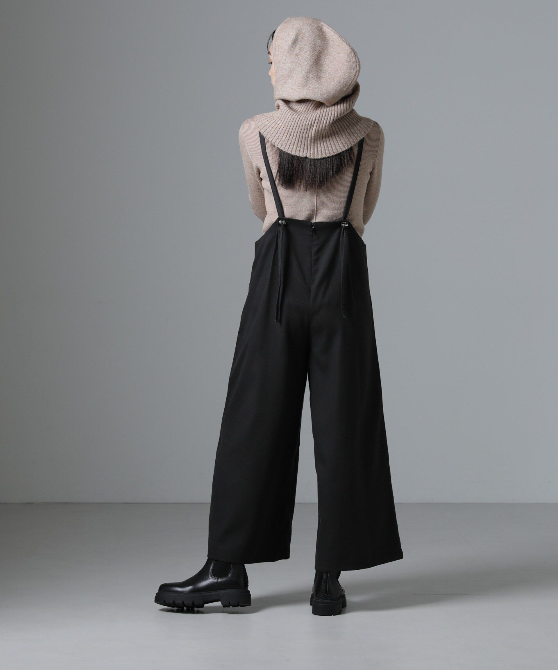 nano･universe「サロペットワイドパンツ（セットアップ可）」|ワンピース|