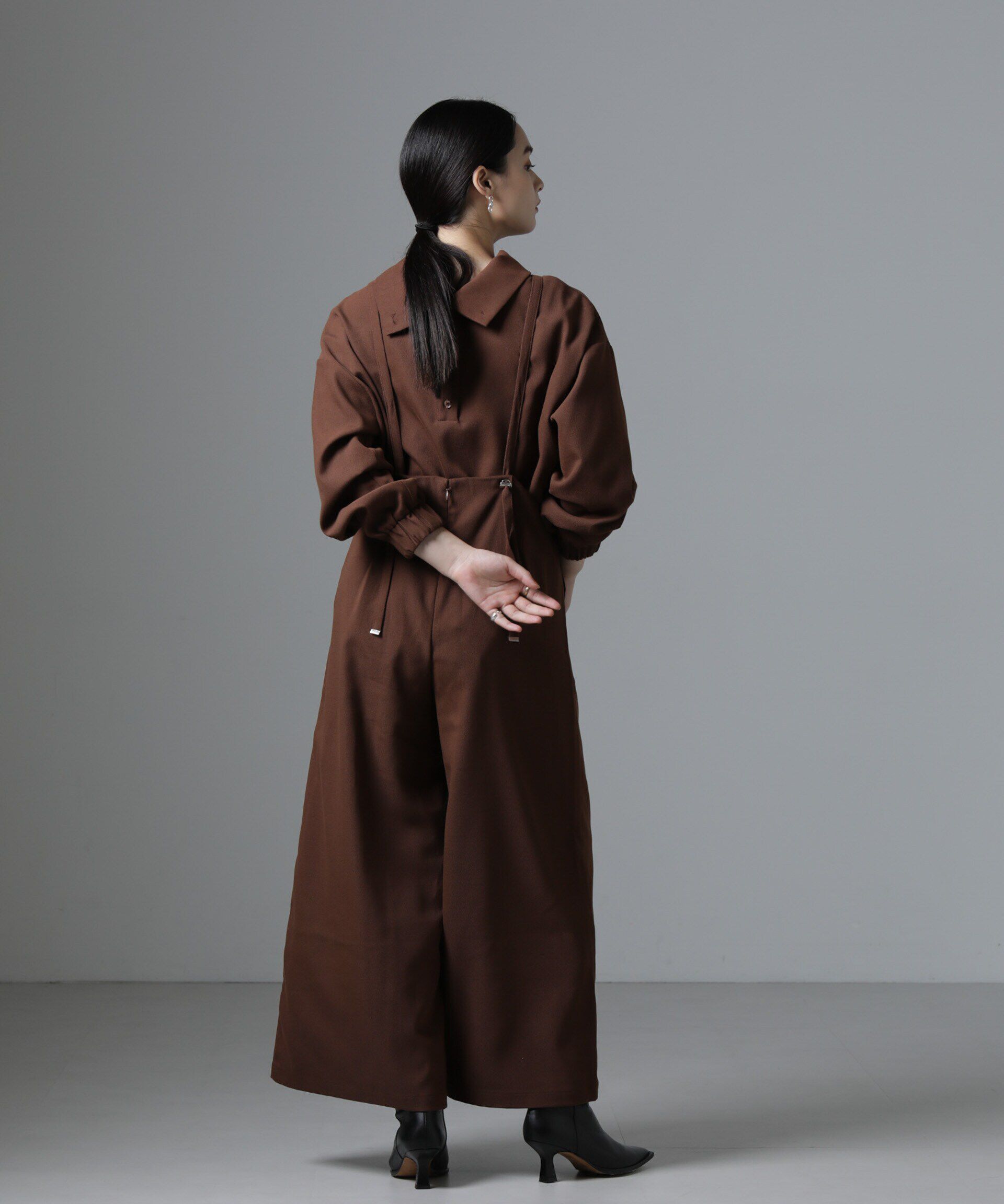 nano･universe「サロペットワイドパンツ（セットアップ可）」|ワンピース|