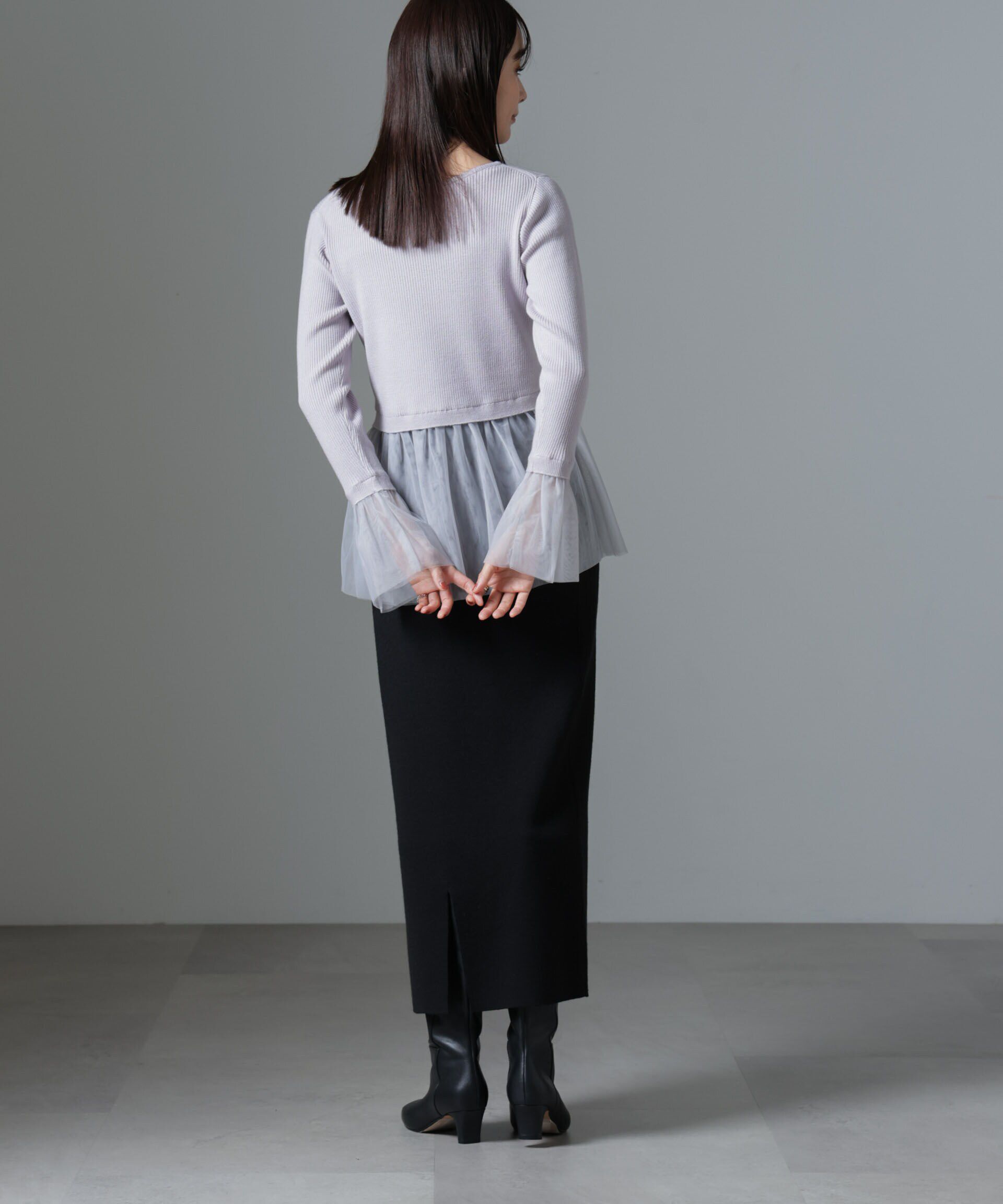 nano･universe「シアーチュールコンビリブニット」|ニット・セーター|