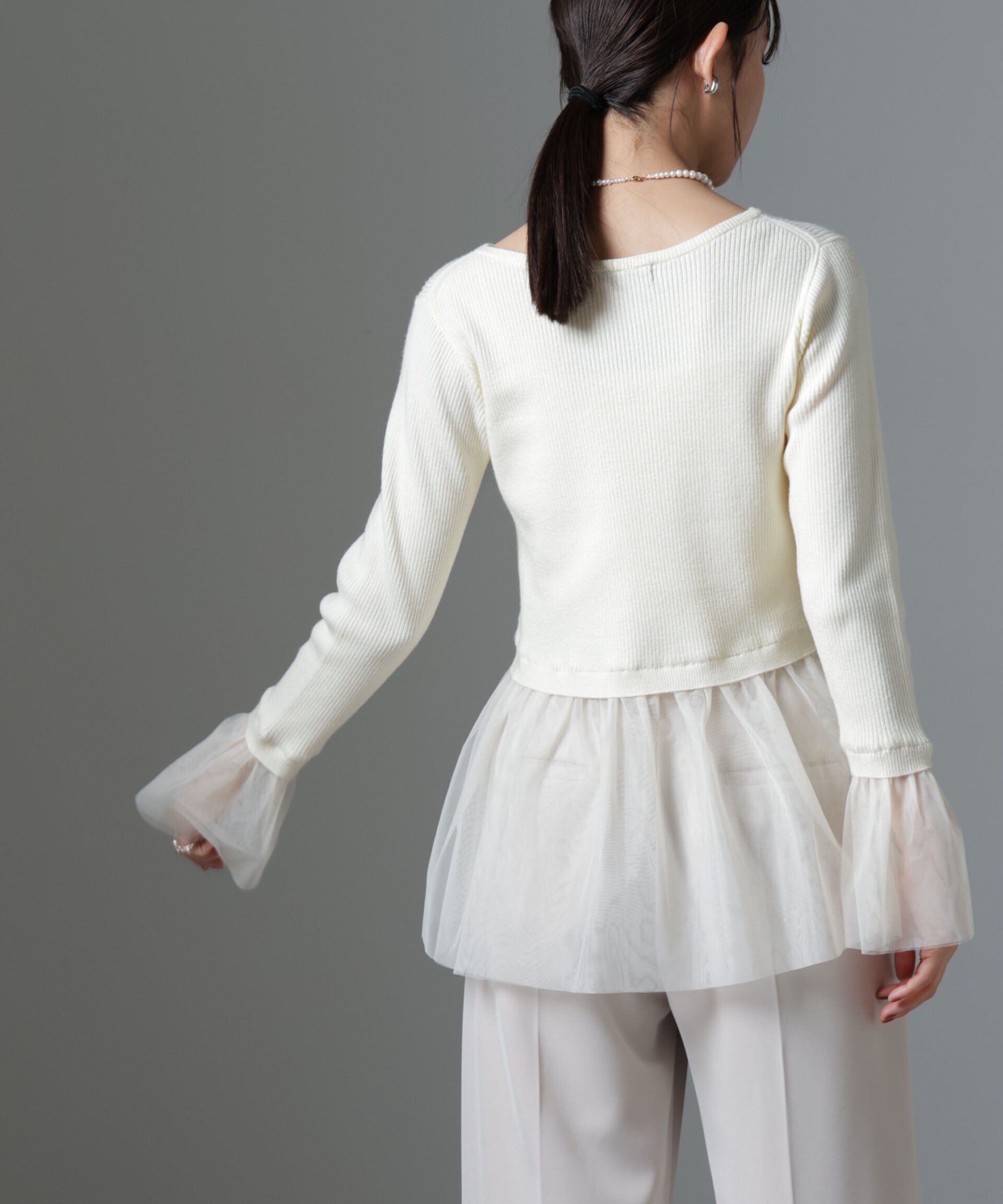 nano･universe「シアーチュールコンビリブニット」|ニット・セーター|