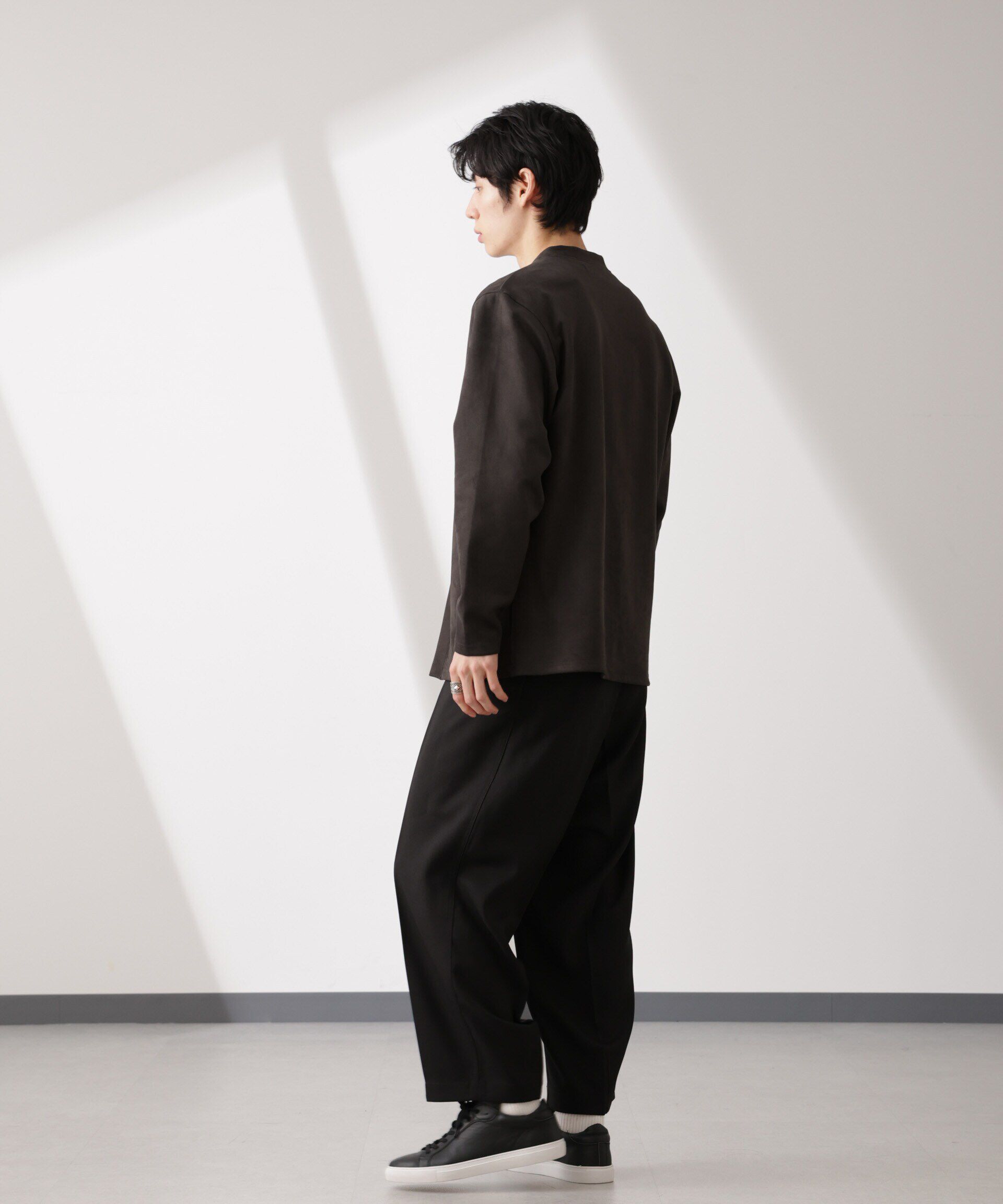 nano･universe「フェイクスエードトッパーカーディガン」|Tシャツ・カットソー|