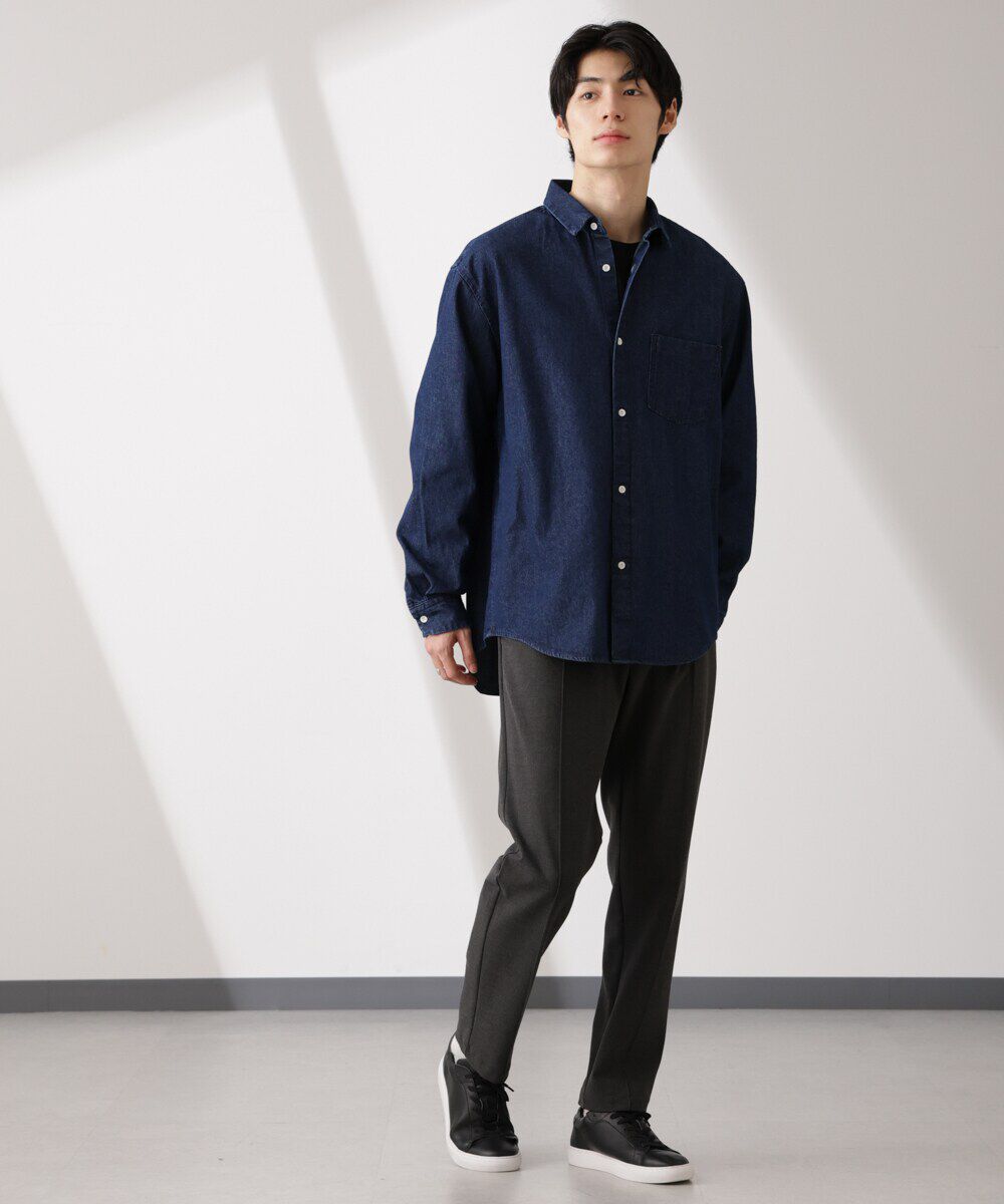 nano･universe「ライトオンスデニムシャツ 長袖」|シャツ・ブラウス|