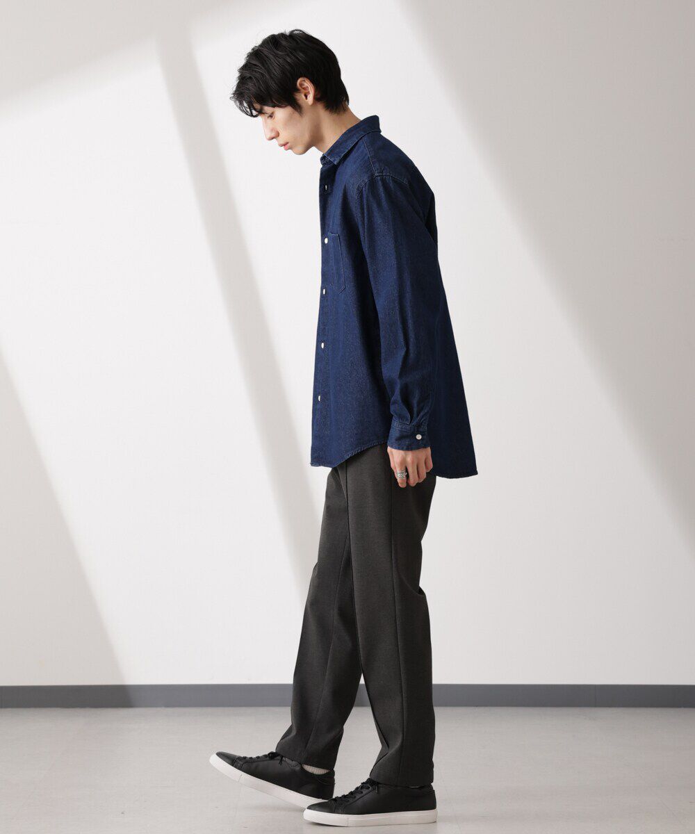 nano･universe「ライトオンスデニムシャツ 長袖」|シャツ・ブラウス|