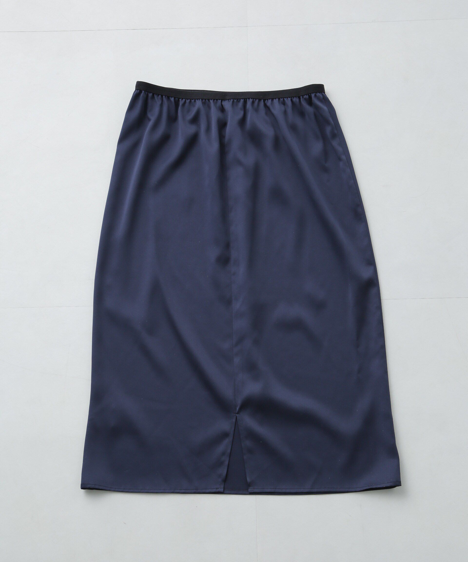 nano･universe「シアーストレッチサテン切り替えスカート」|スカート|