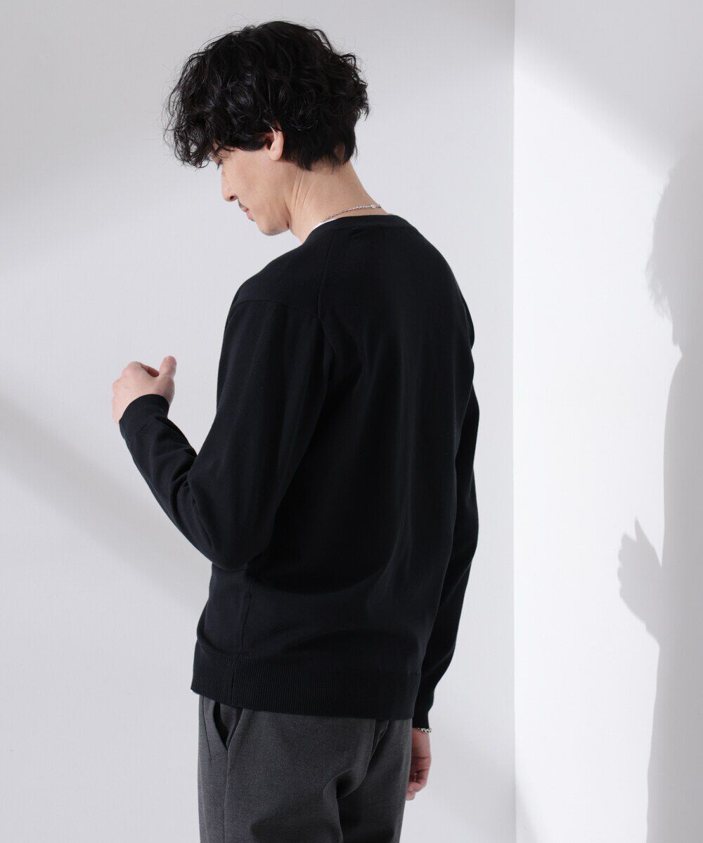 nano･universe「プレーティングスタンダードカーディガン」|ニット・セーター|