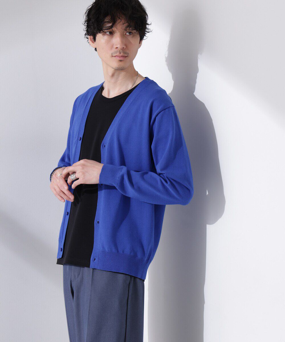 nano･universe「プレーティングスタンダードカーディガン」|ニット・セーター|