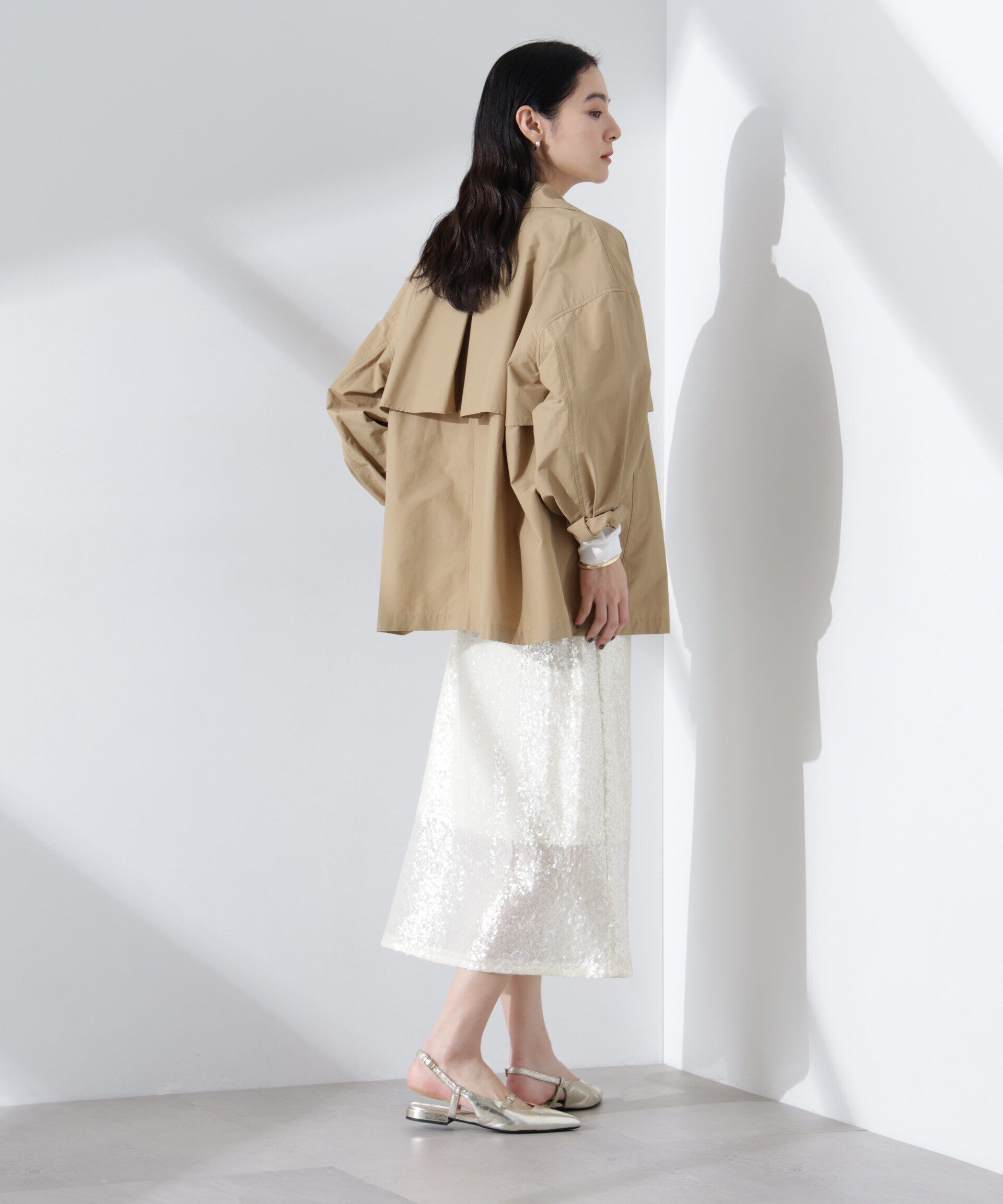 nano･universe「スパンコールスカート」|スカート|