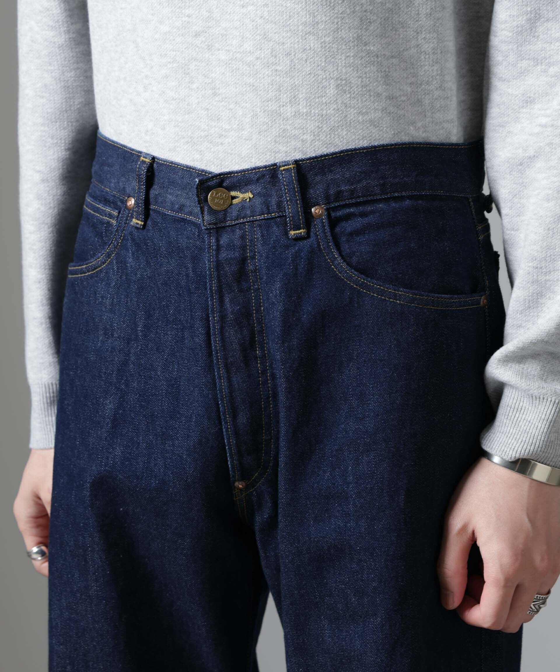 nano･universe「Lee/別注 Lee 101 DENIM PANTS(セットアップ可)」|チノ|