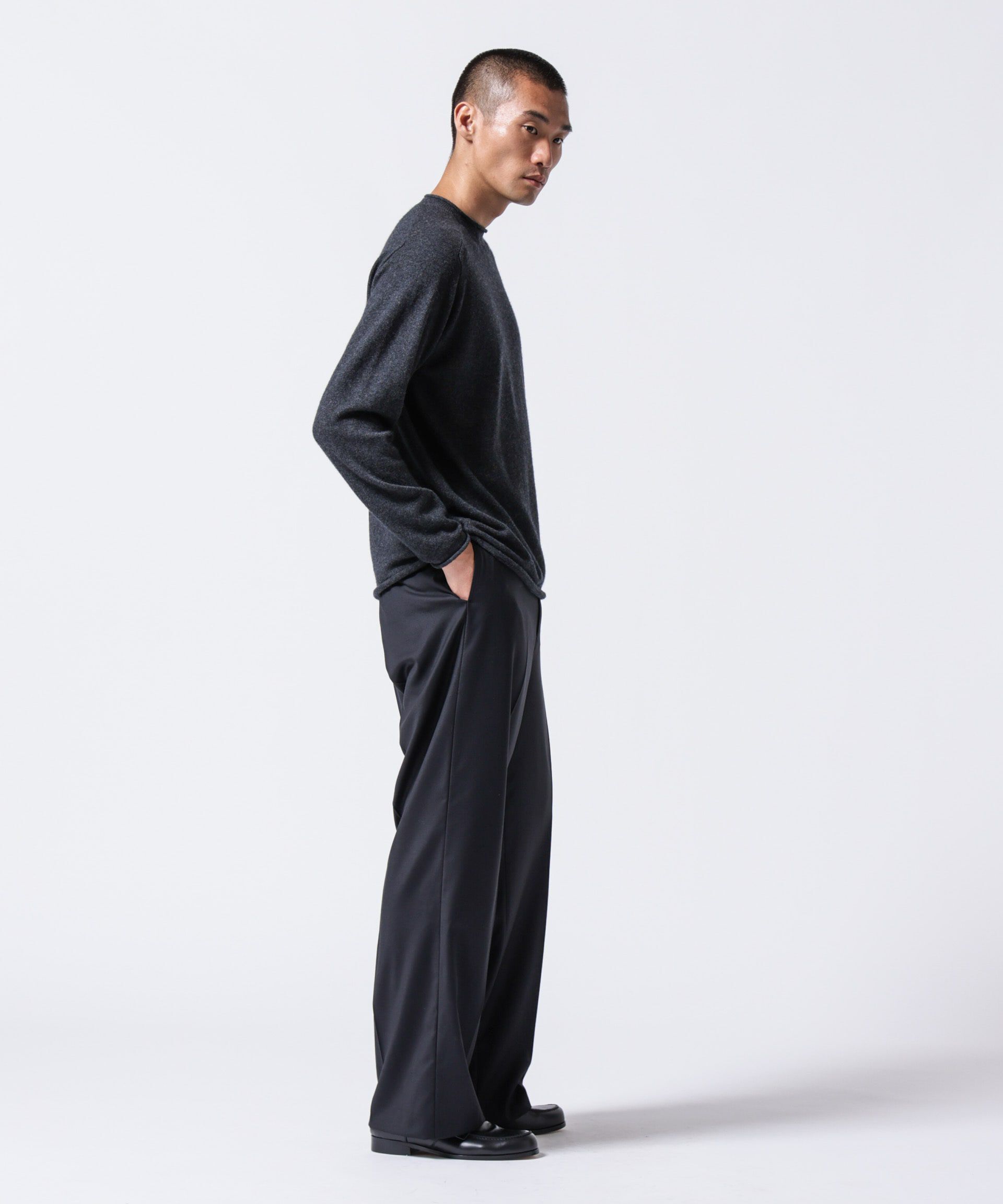 nano･universe「「ASSEMBLANC」カシミヤブレンドリラックスセーター」|ニット・セーター|