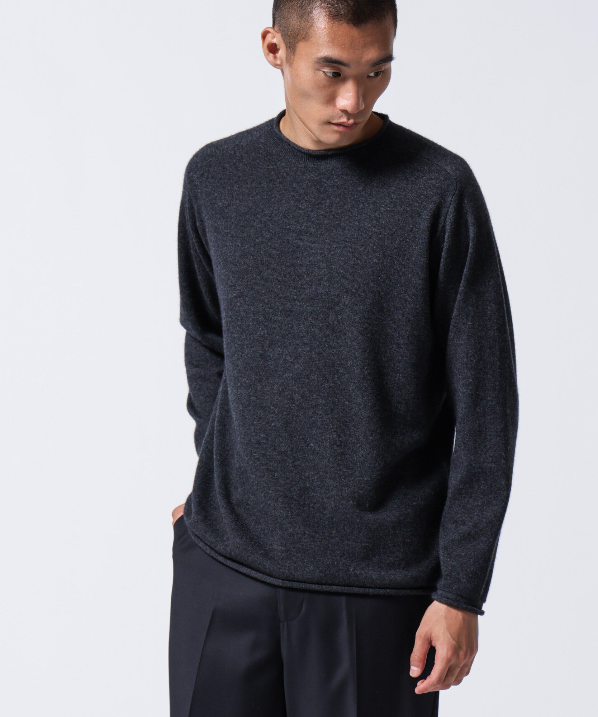 nano･universe「「ASSEMBLANC」カシミヤブレンドリラックスセーター」|ニット・セーター|