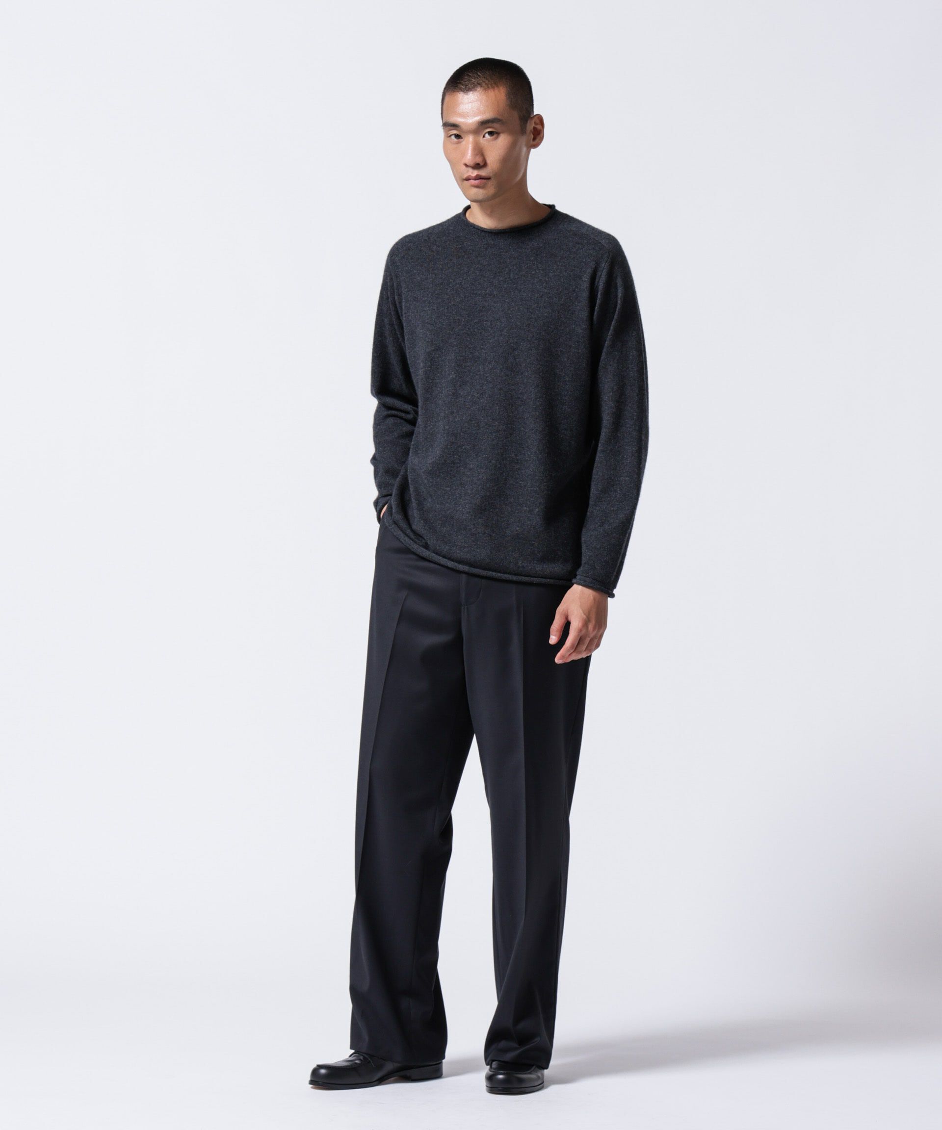 nano･universe「「ASSEMBLANC」カシミヤブレンドリラックスセーター」|ニット・セーター|