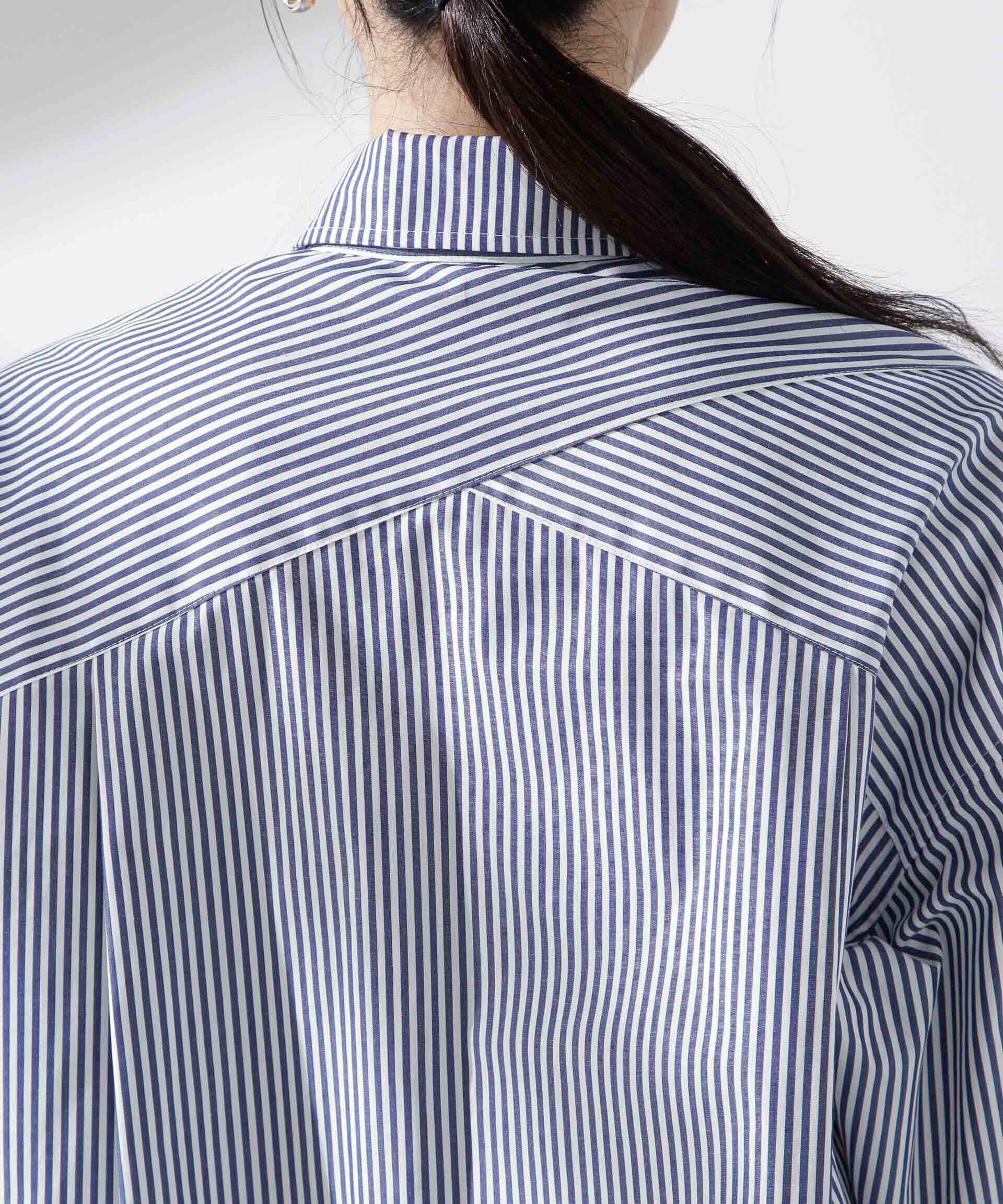 nano･universe「バッククロスオーバーシャツ」|シャツ・ブラウス|