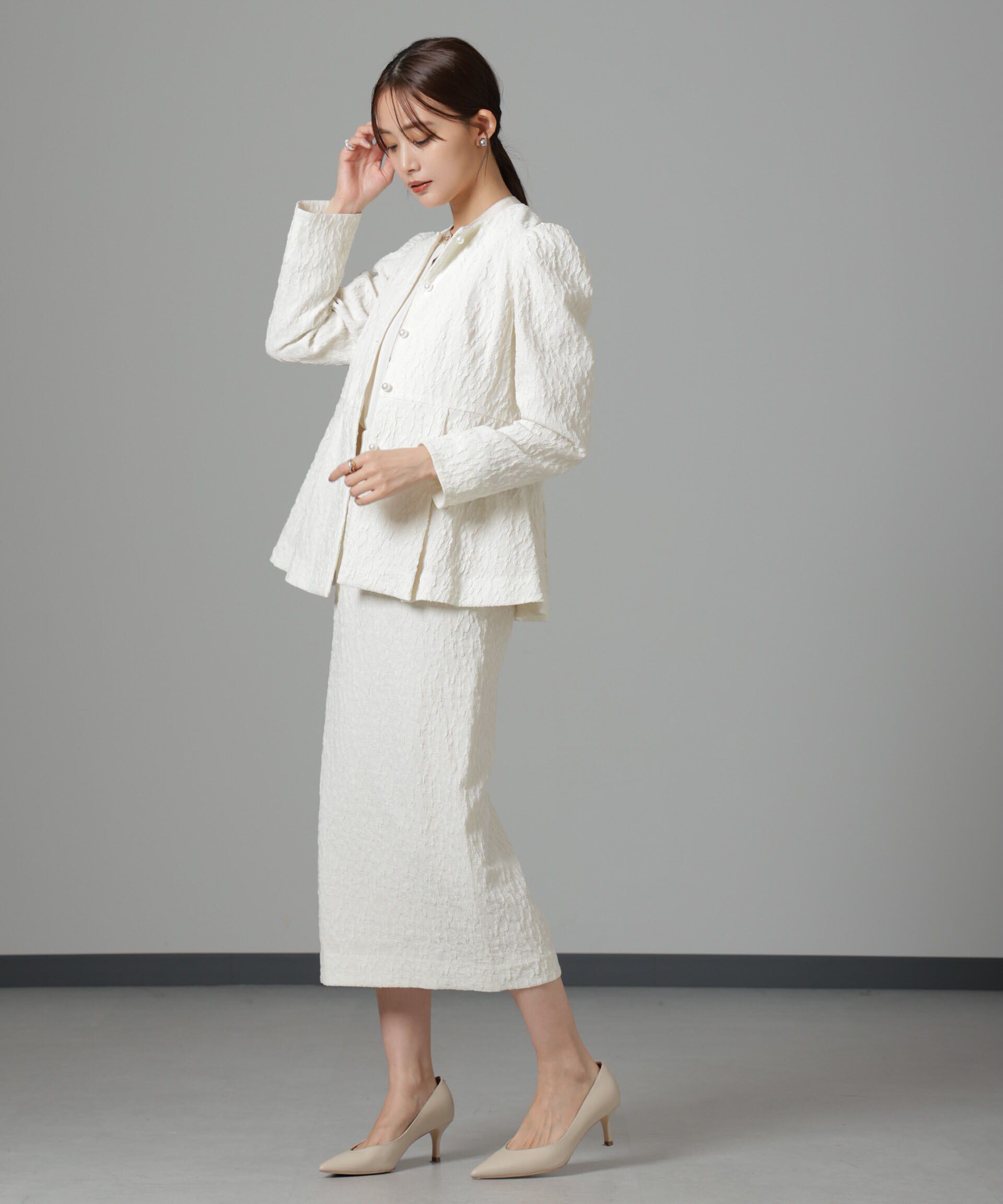 nano･universe「troisiemechaco/パフィージャガード スカート(セットアップ可)」|スカート|