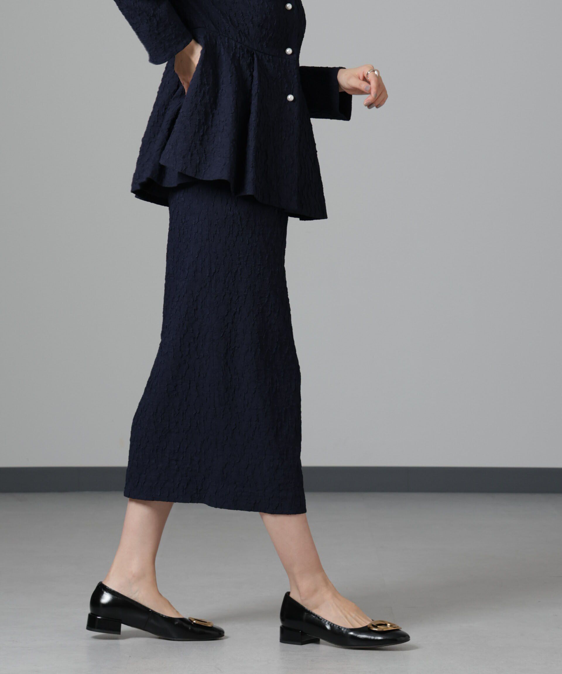 nano･universe「troisiemechaco/パフィージャガード スカート(セットアップ可)」|スカート|