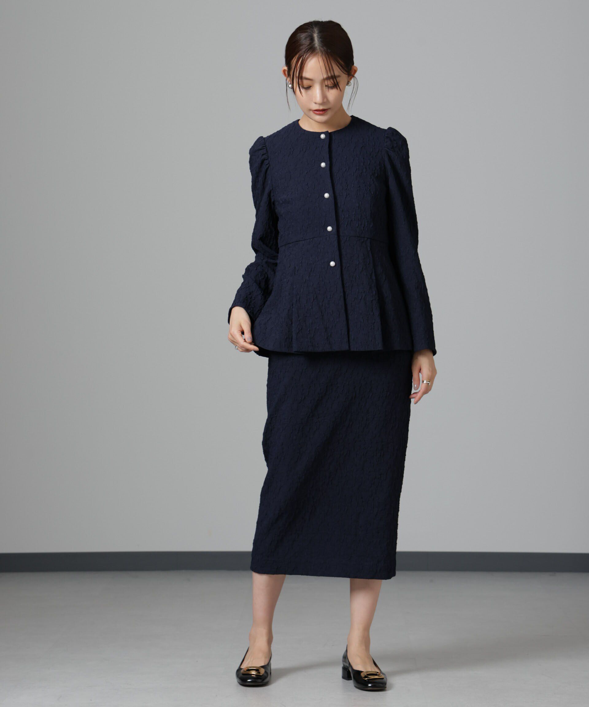 nano･universe「troisiemechaco/パフィージャガード スカート(セットアップ可)」|スカート|