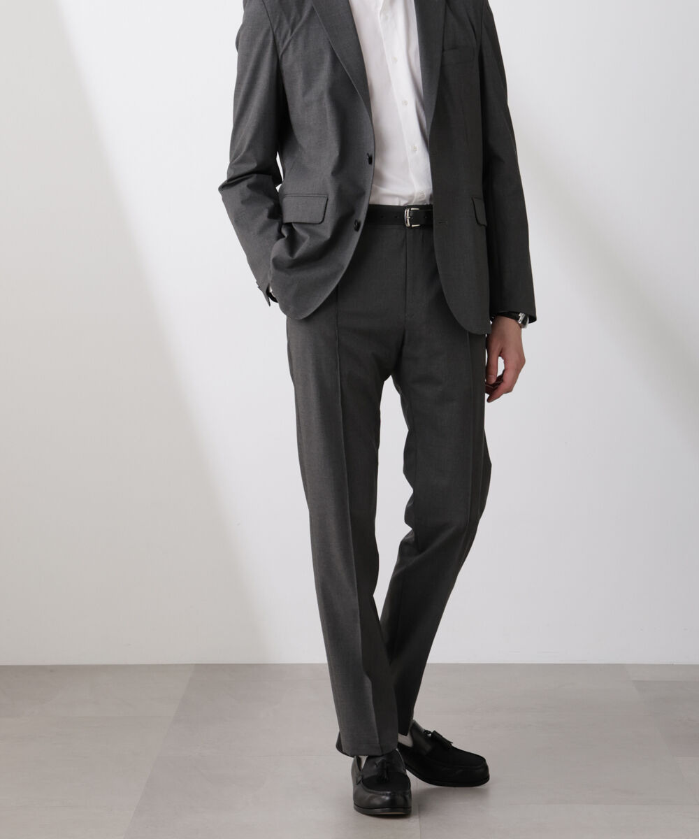 nano･universe「｢N TROUSERS BASIC｣トロピカルストレッチパンツ（セットアップ可）」|スーツ|